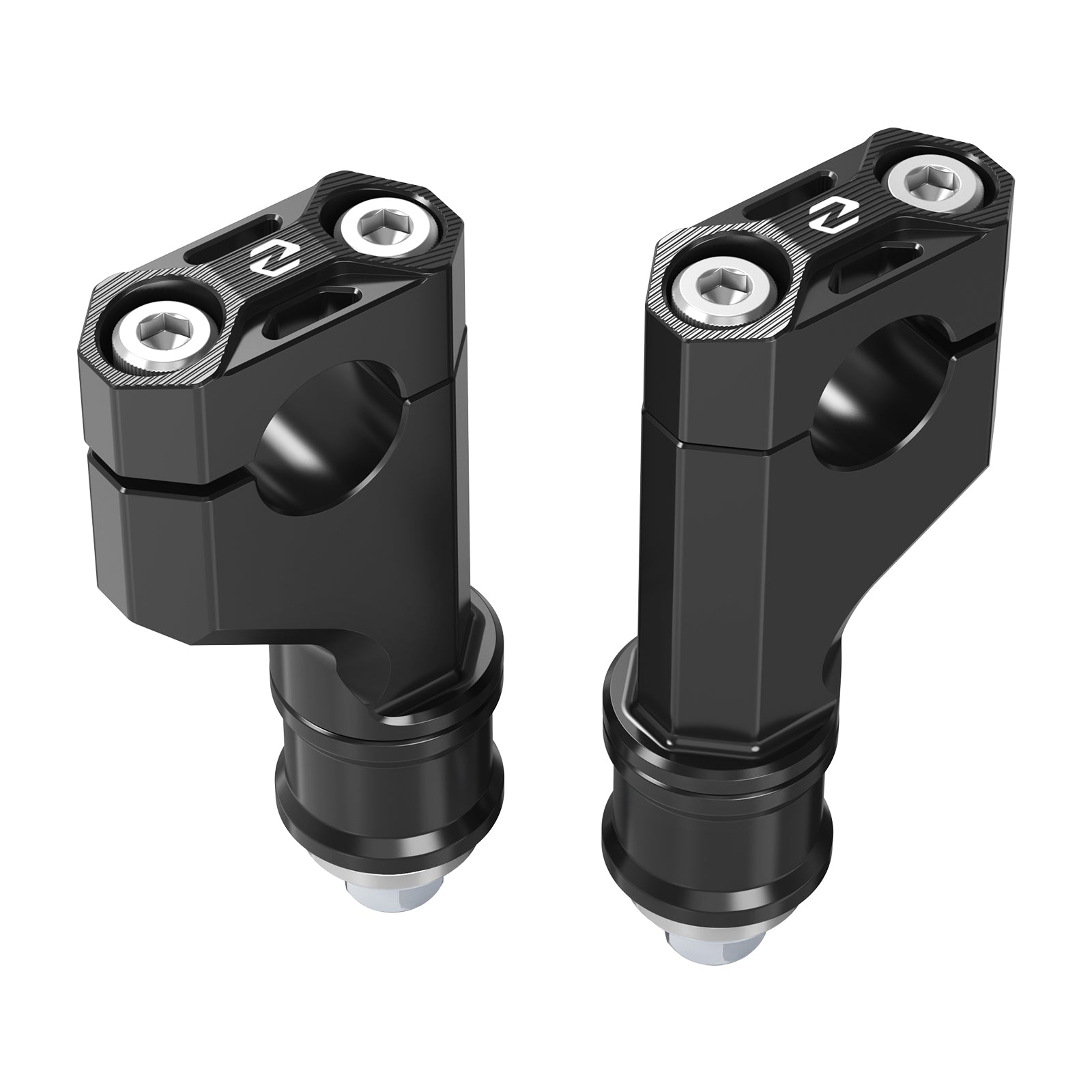 Pair Adjustable Handlebar Risers Holder Clamps For Honda TRX450R TRX250X TRX90X TRX450ER