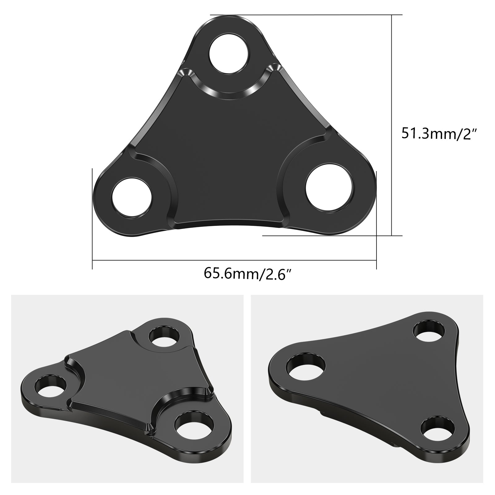 2PCS Engine Mount Brackets Thickened For Honda TRX450R 2006-2009 TRX450ER 06-14