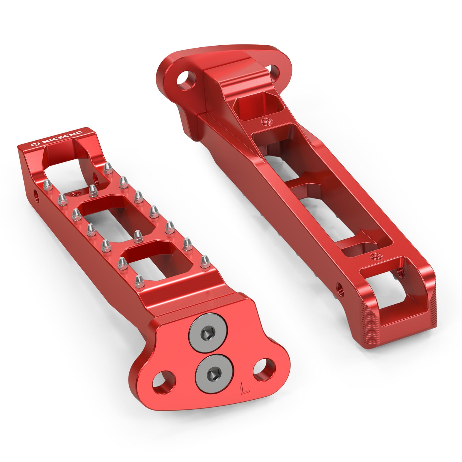 ATV Left & Right Foot Pegs Pedals Rest Set For Honda TRX450R TRX450ER
