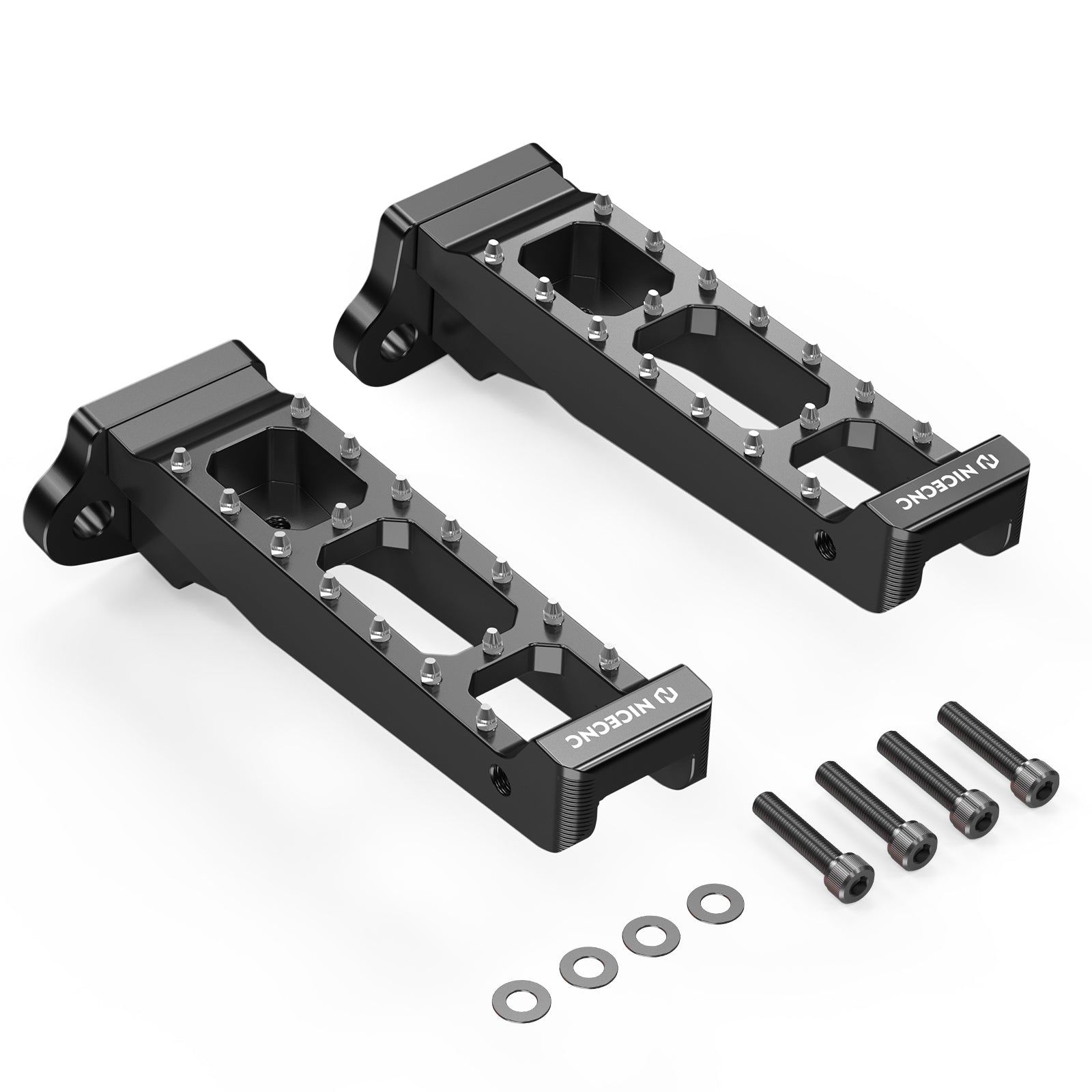 ATV Left & Right Foot Pegs Pedals Rest Set For Honda TRX450R TRX450ER