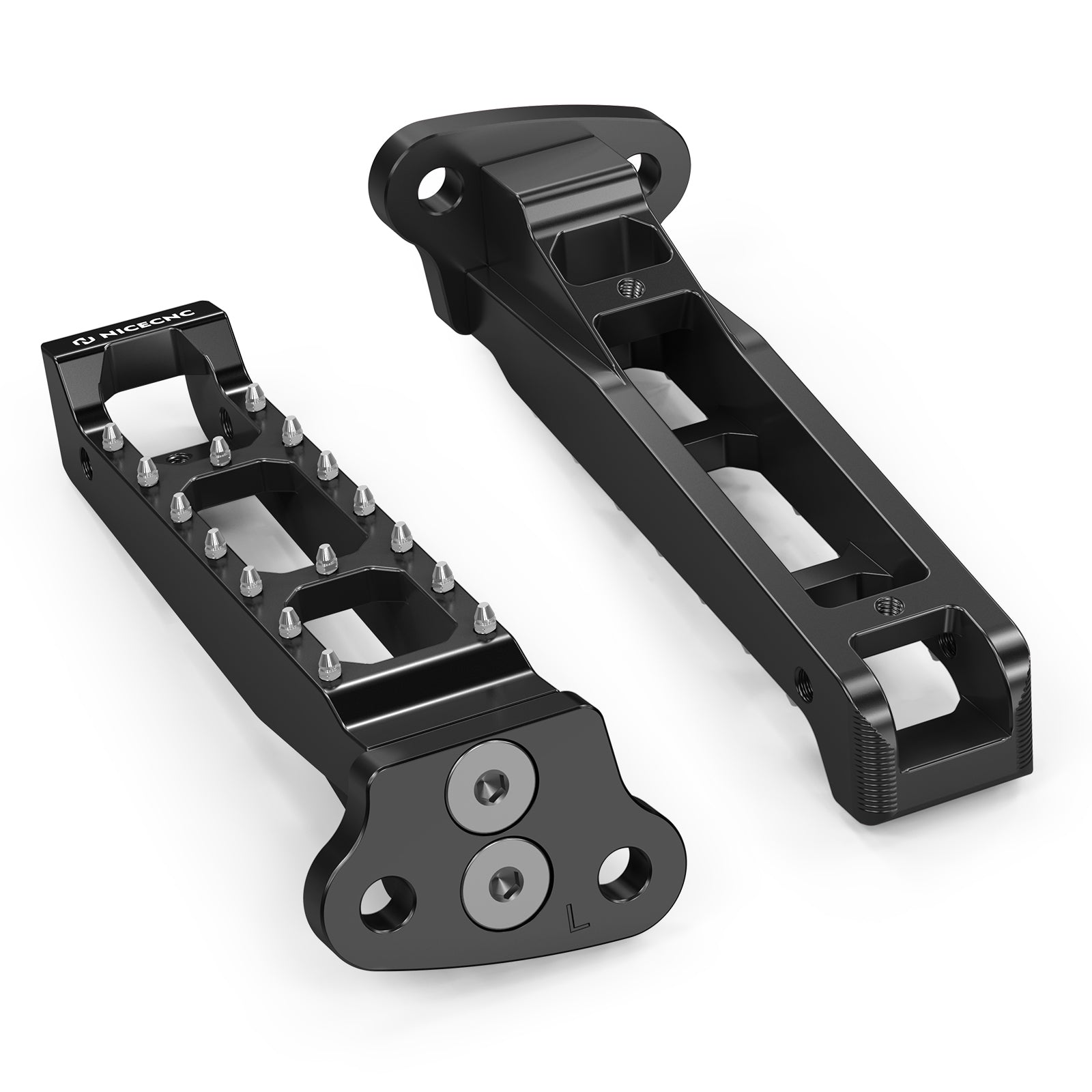 ATV Left & Right Foot Pegs Pedals Rest Set For Honda TRX450R TRX450ER