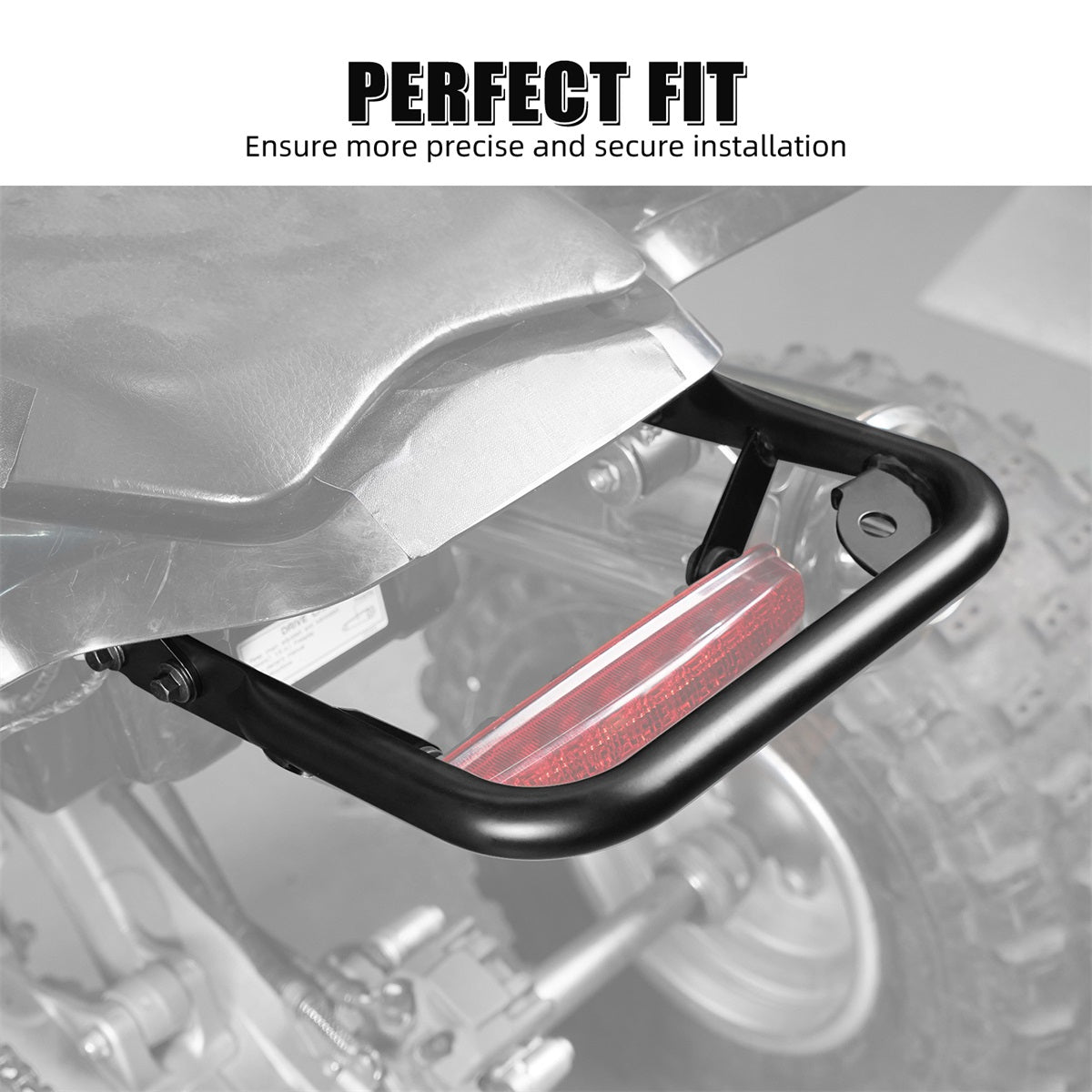 ATV Rear Grab Bar Bumper Bracket Luggage Carrier Rack For Honda TRX450R TRX450ER