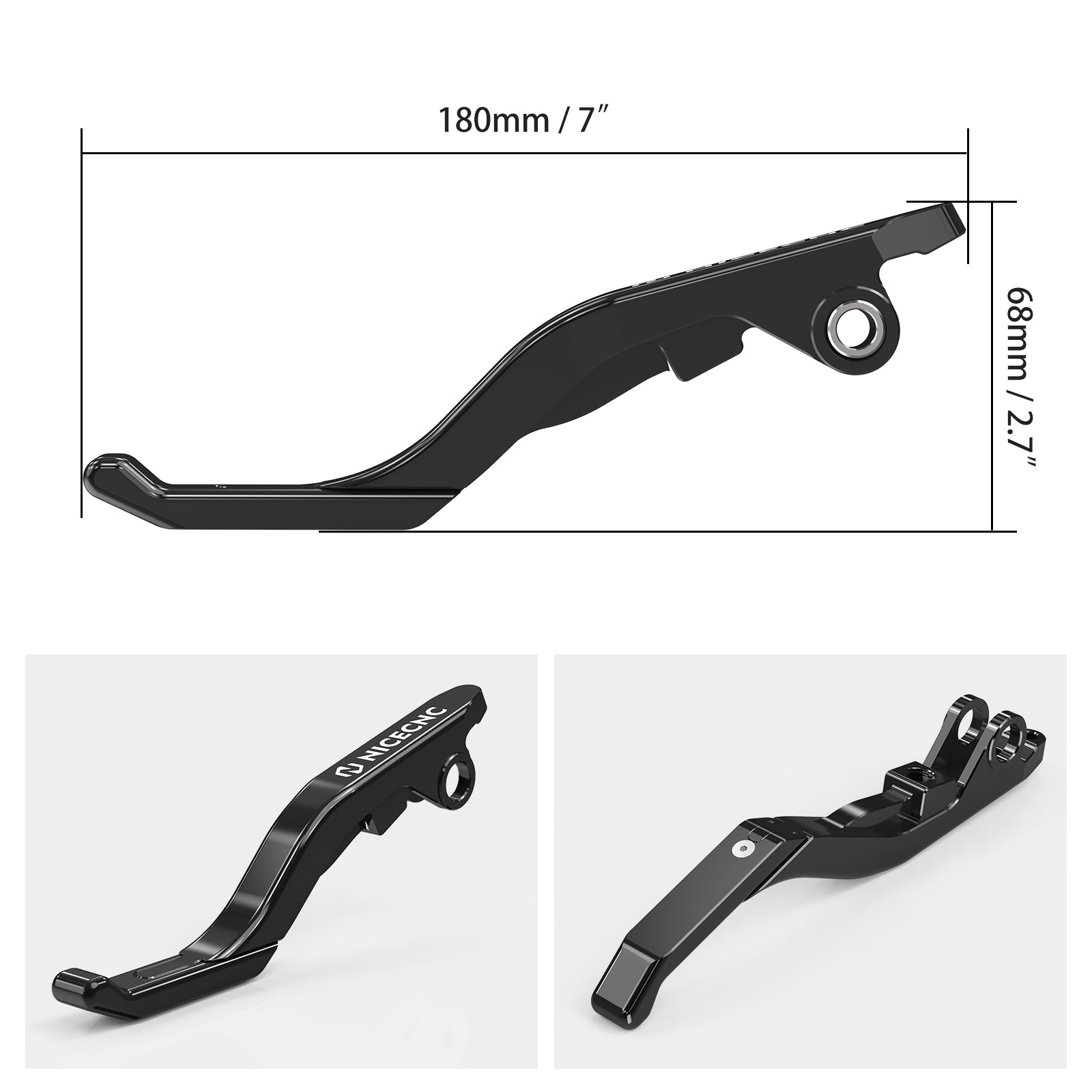 Two-Finger Short Clutch Brake Lever Set For Husqvarna Norden 901 2022-2024