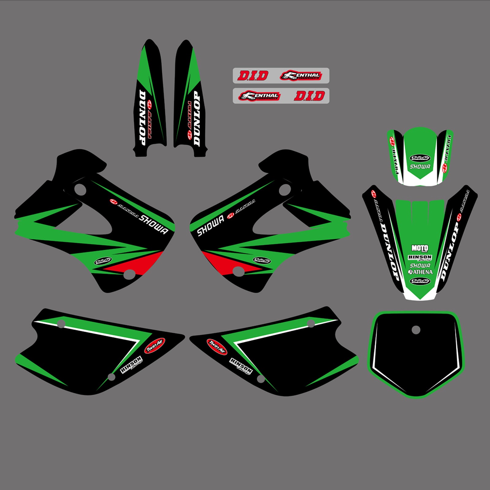 Graphics Kit For KAWASAKI KX85/KX100 2001-2013 Decals Stickers