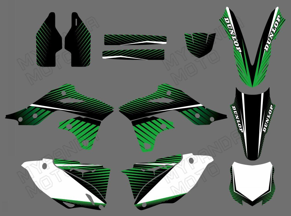 Graphic Decals Stickers Set For KAWASAKI KXF250 2013-2014