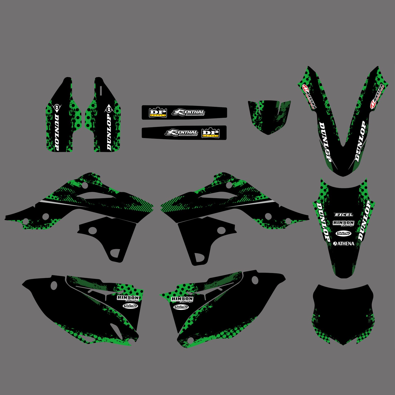 Graphic Decals Stickers Set For KAWASAKI KXF250 2013-2014