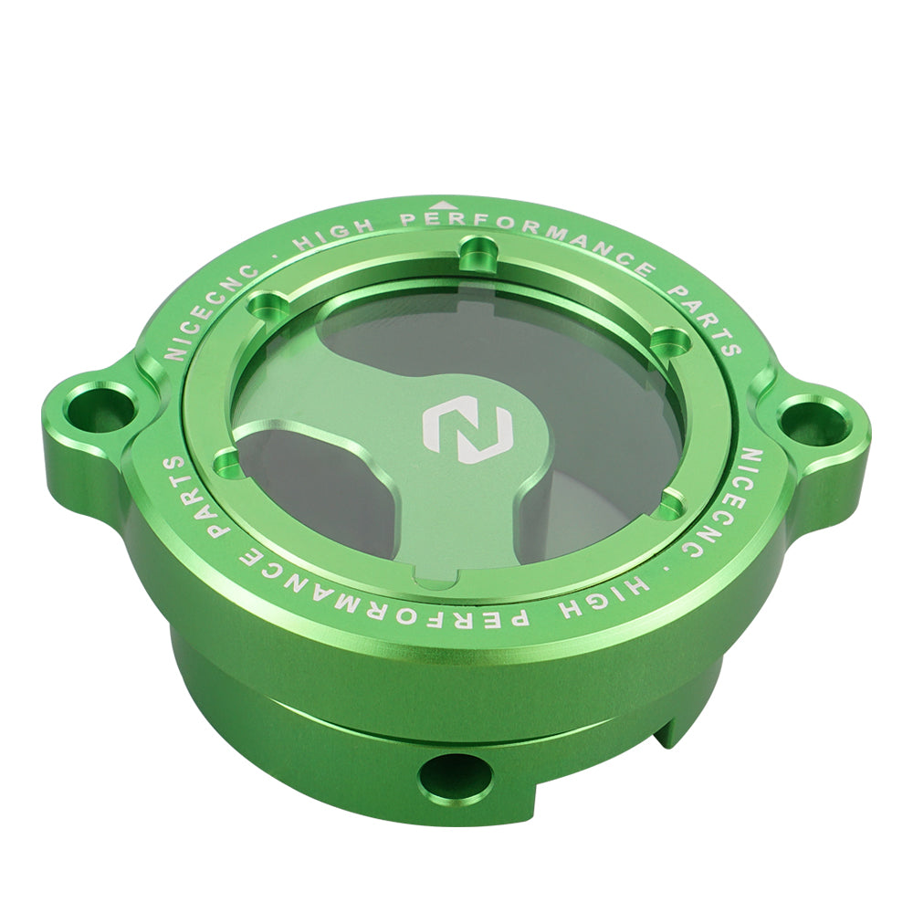 Transparent Engine Oil Filter Cover Cap For Kawasaki KLR650 1987-2024