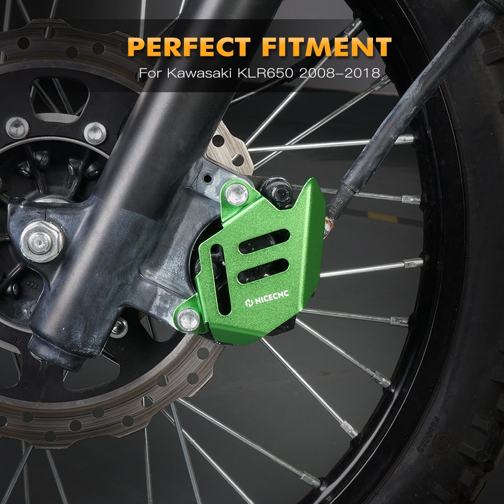 Front Brake Caliper Guard Cover Protector For Kawasaki KLR650 2008-2024