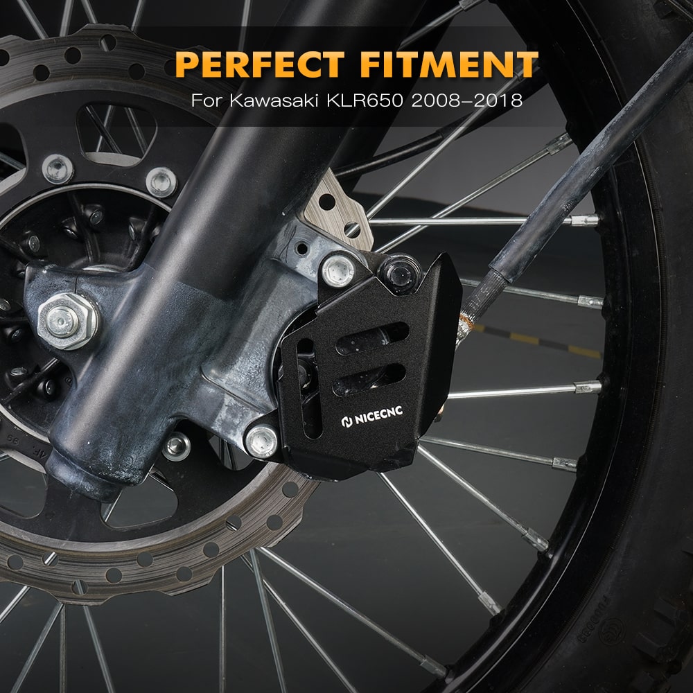 Front Brake Caliper Guard Cover Protector For Kawasaki KLR650 2008-2024