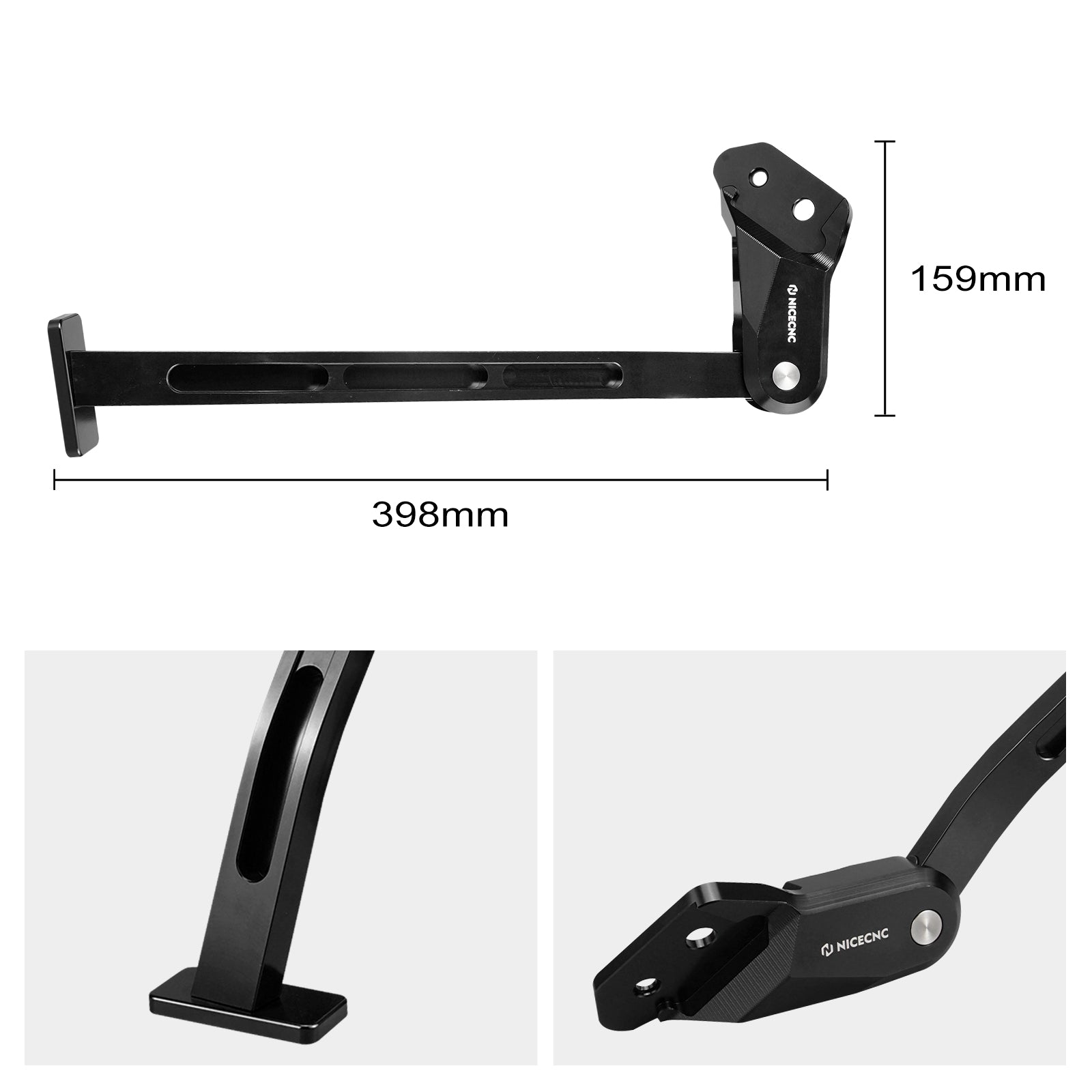 CNC Side Stand Kickstand For Honda CRF450R CRF250R 2019-2024