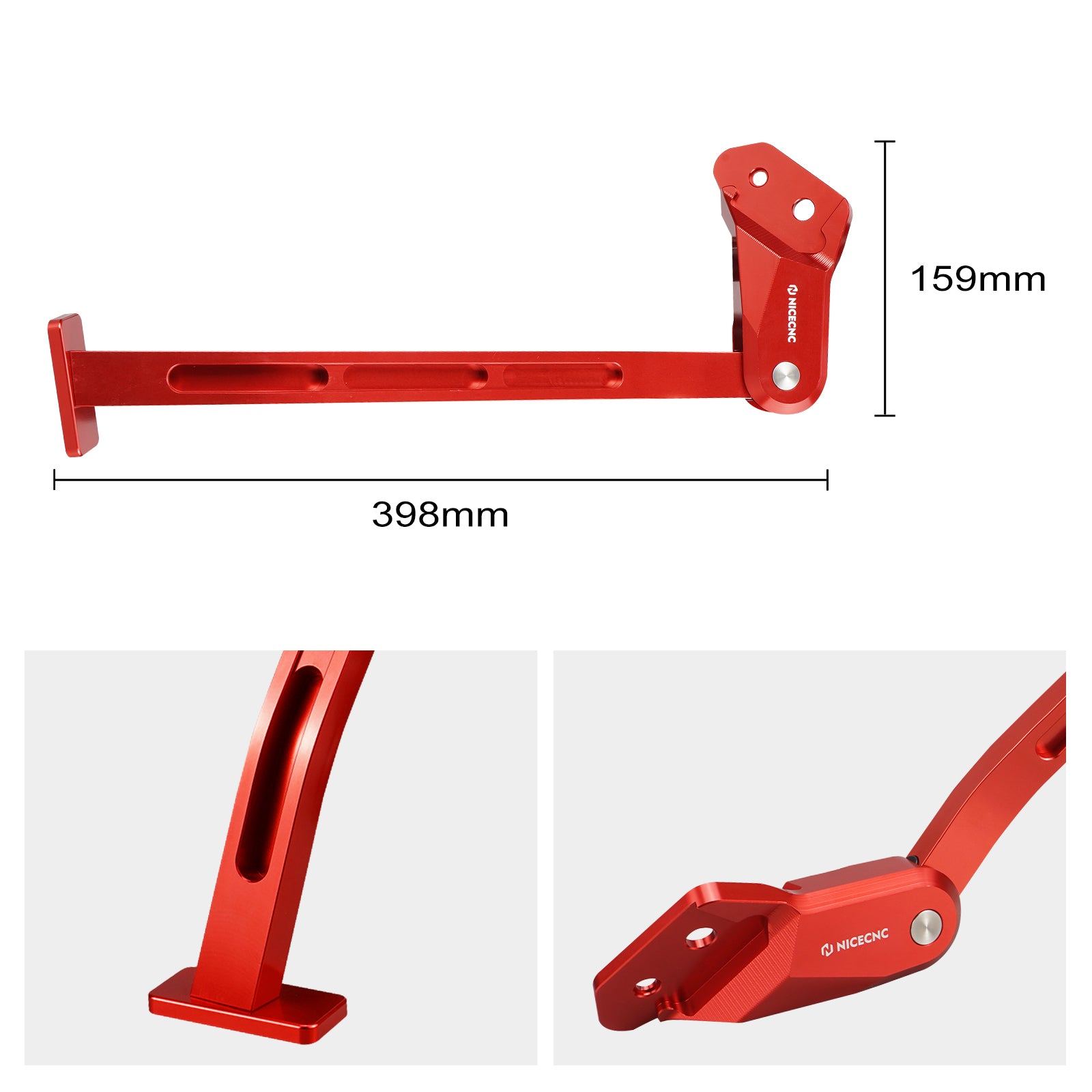 CNC Side Stand Kickstand For Honda CRF450R CRF250R 2019-2024