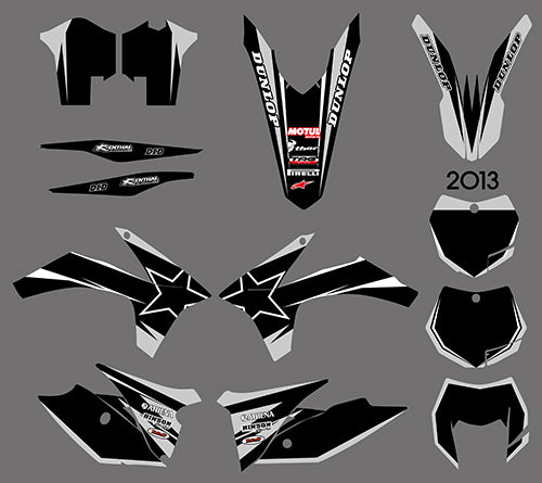 Team Graphics Decals Stickers For KTM 150 250 300 350 500 XC 2011 EXC 2012-2013