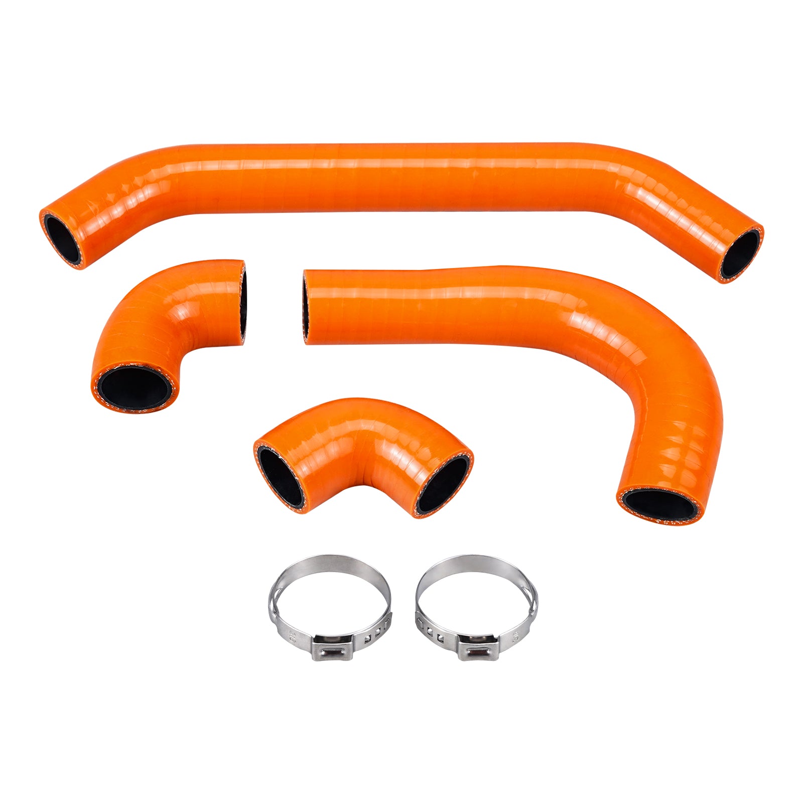 Silicone Radiator Coolant Hose Clamps Kit For KTM Husqvarna GasGas 250-300 2023-2024