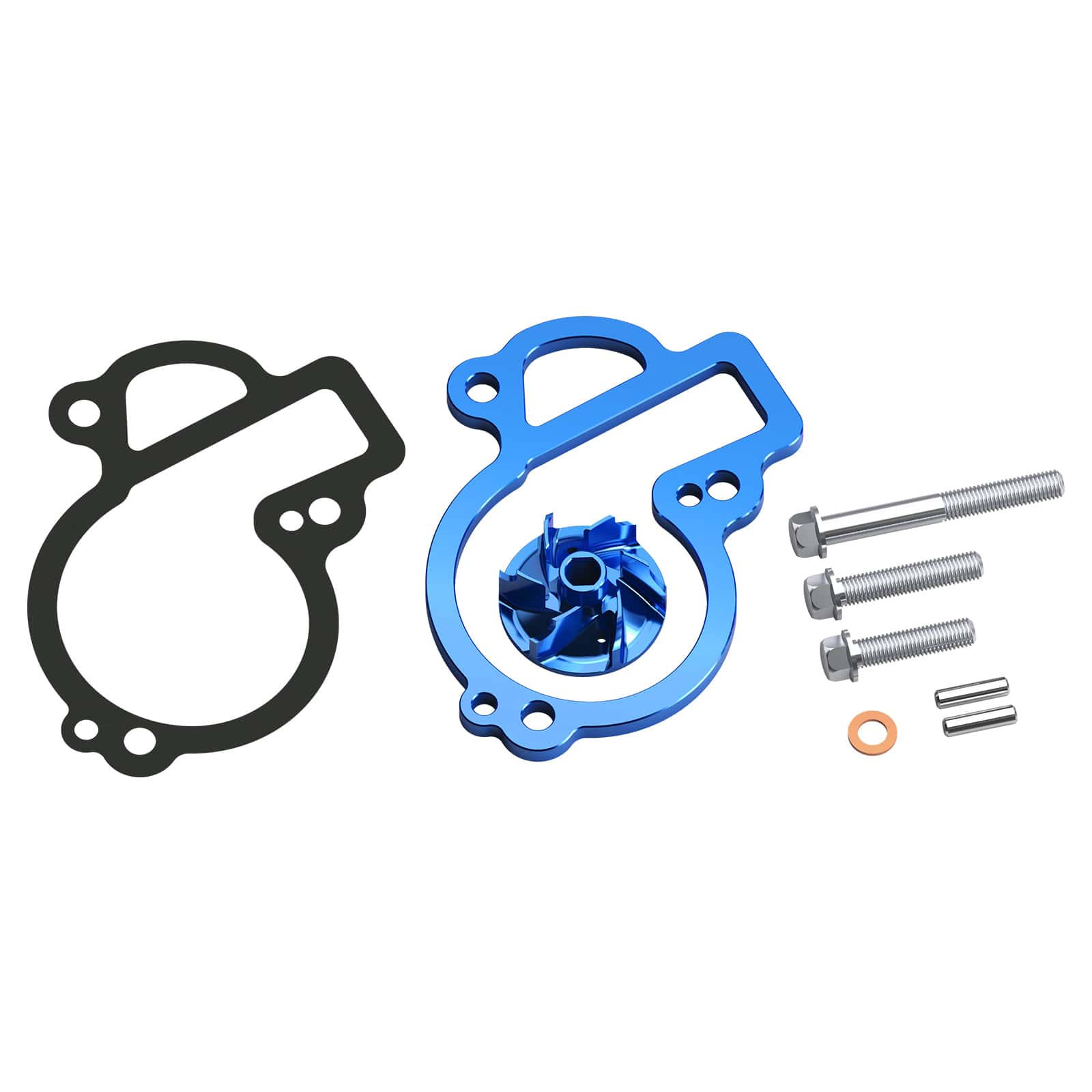 Oversized Water Pump Impeller Cooler Kit For KTM 450 500 EXC-F/XCF-W Husqvarna 450 500 FE/FX 17-24 Gas Gas 450 MC F/ EX F/EC F 21-24