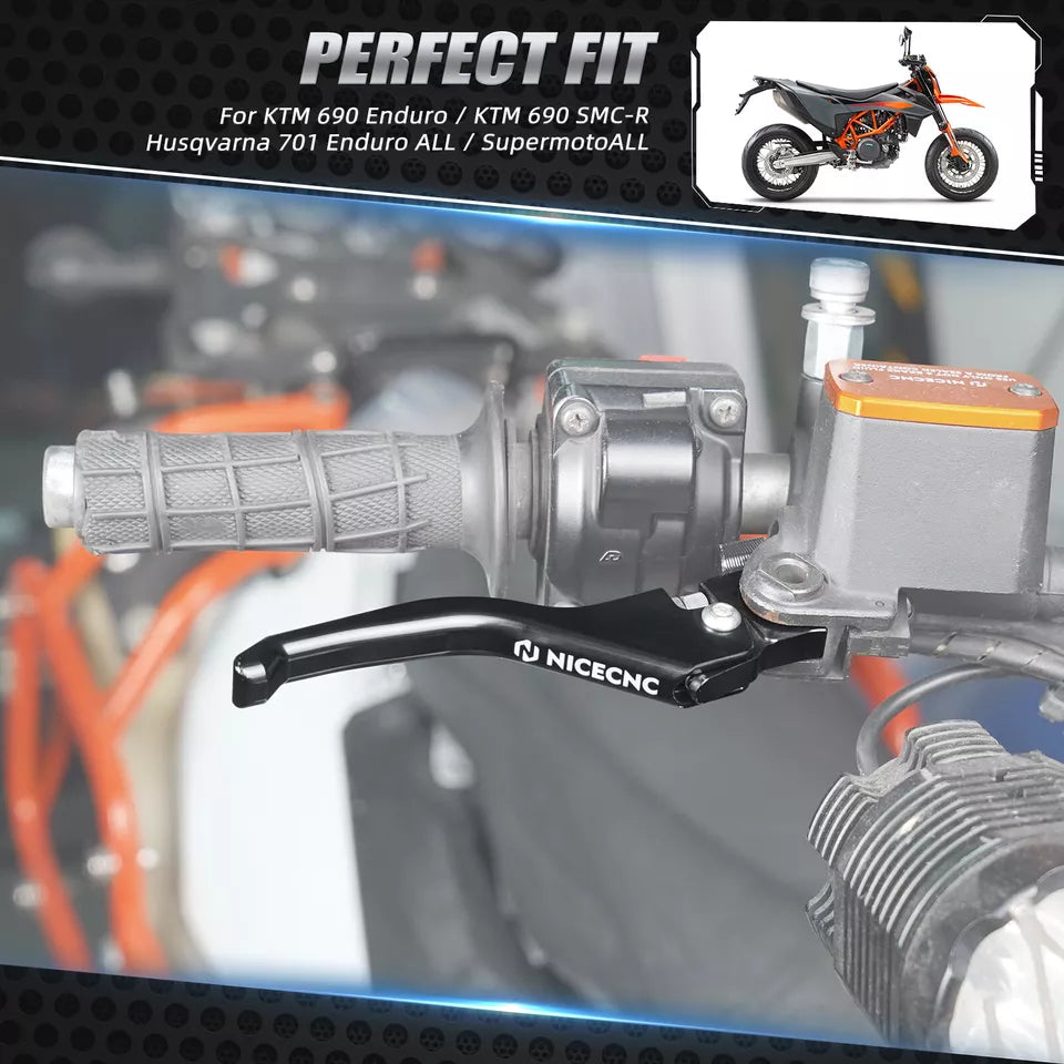 Shorty Brake Clutch Lever Set For Husqvarna 701 Supermoto Enduro 2016-2023