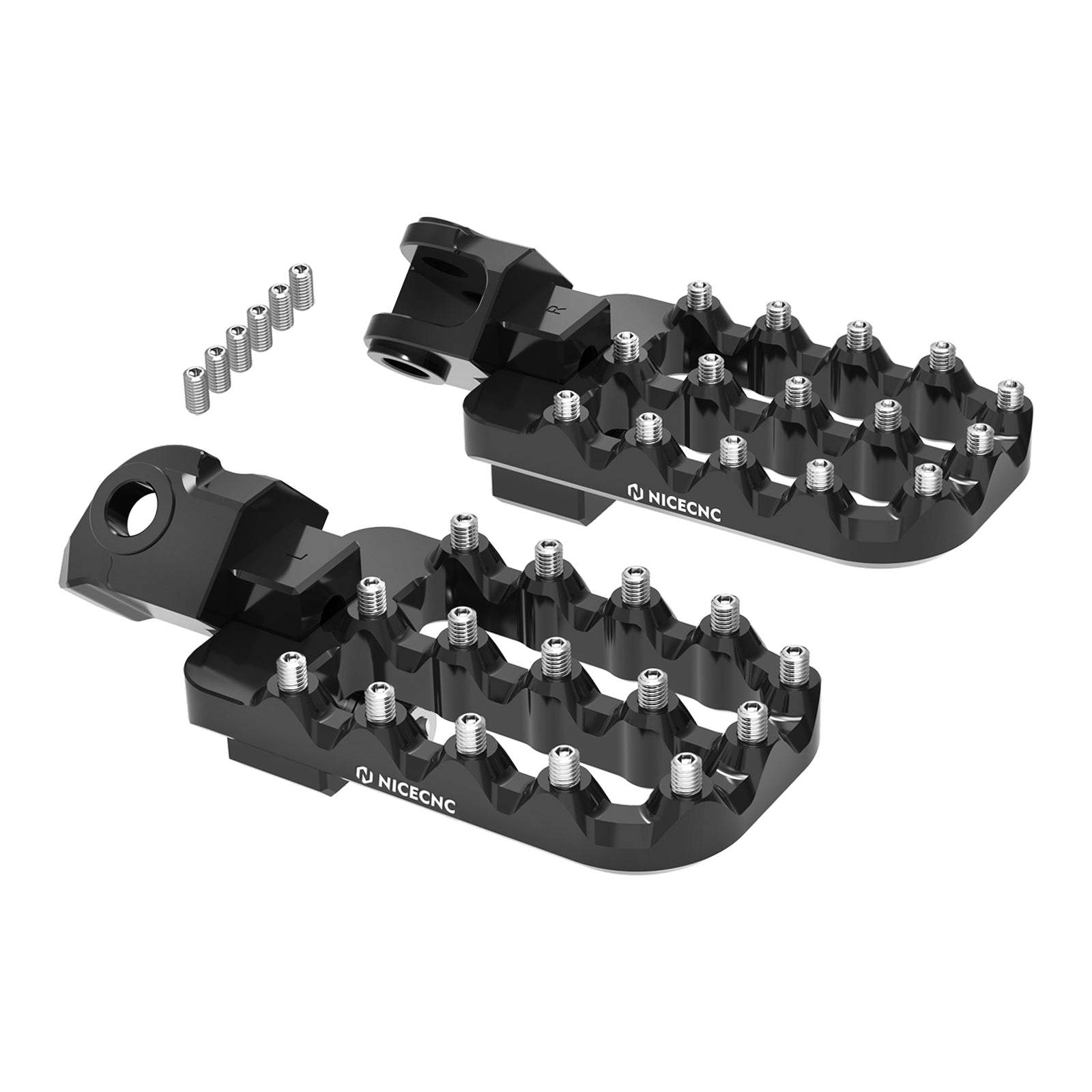 Adjustable Kickstand + Lower Larger Footpegs For KTM 690 Enduro SMC R 2008-2024