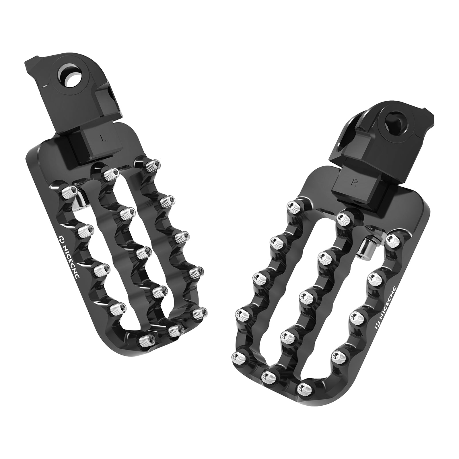 Adjustable Kickstand + Lower Larger Footpegs For KTM 690 Enduro SMC R 2008-2024