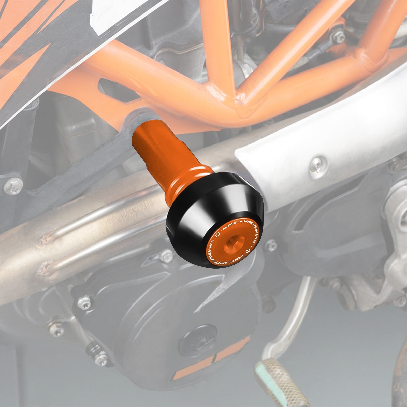 Crash Mushrooms Frame Sliders Guard Kit For KTM 690 Enduro SMC R 2008-2024