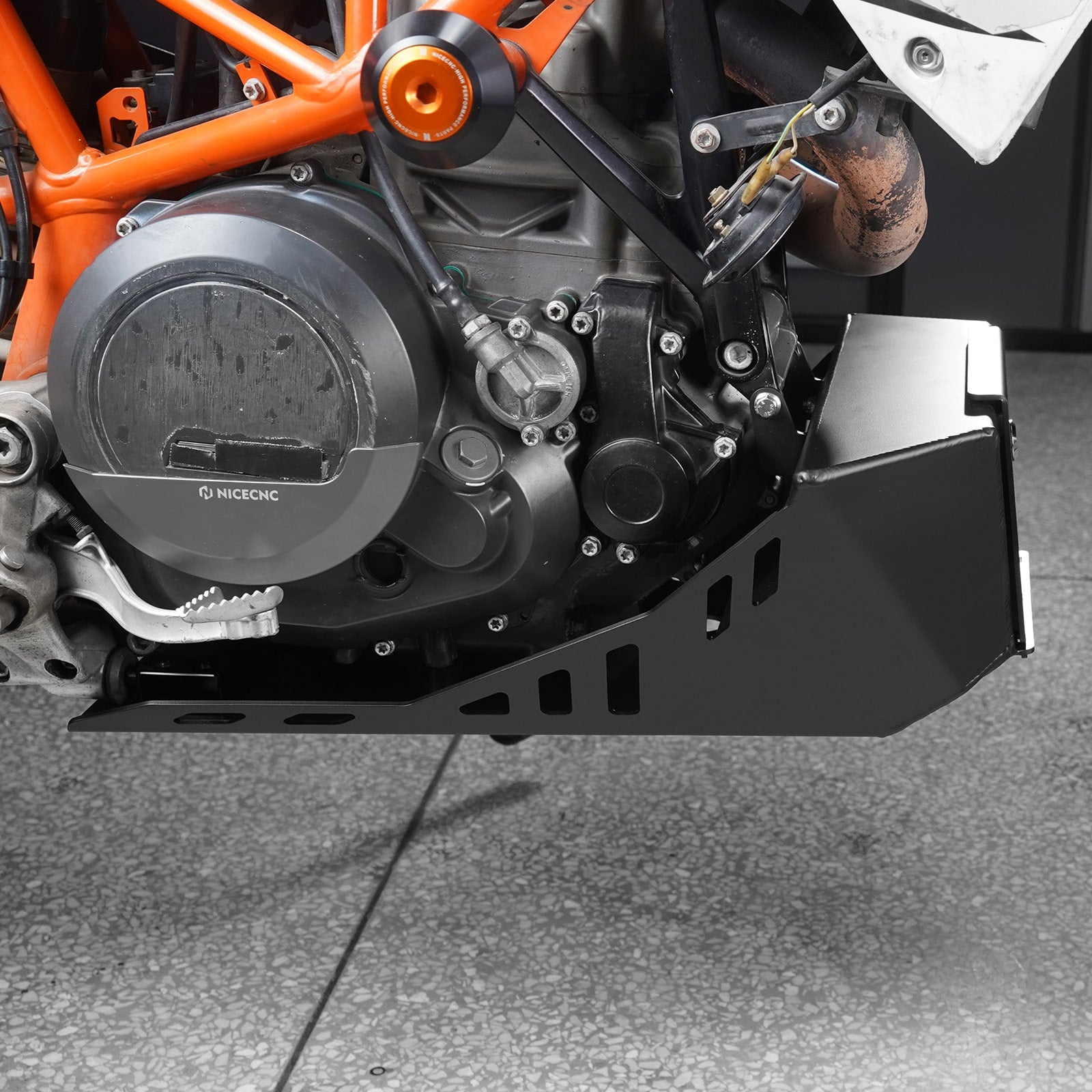 Skid Plate Engine Guard w/Built-in Toolbox For Husqvarna 701 Enduro Supermoto 2016-2025