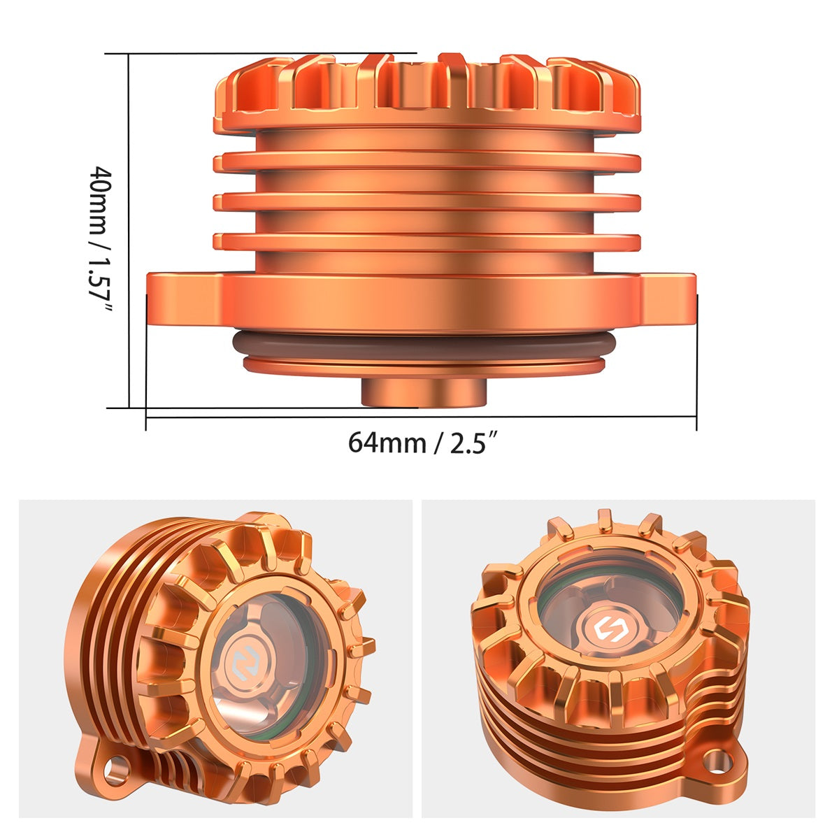 Transparent Enlarged Oil Filter Cover For KTM 690 Enduro SMC Supermoto R