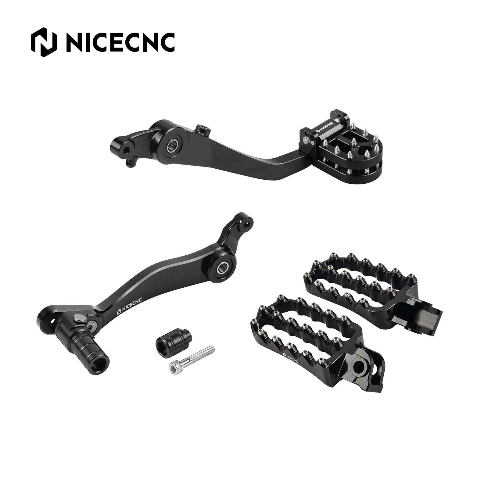 Enlarged Foot Pegs + Shift Lever + Dual Rear Brake Pedal For KTM 790 890 ADV 21-25