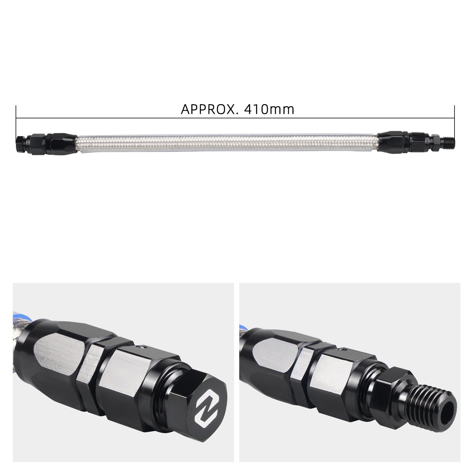 Braided Long Oil Tank Drain Release Hose Kit For KTM 950 / 990 LC8 Adventure R S