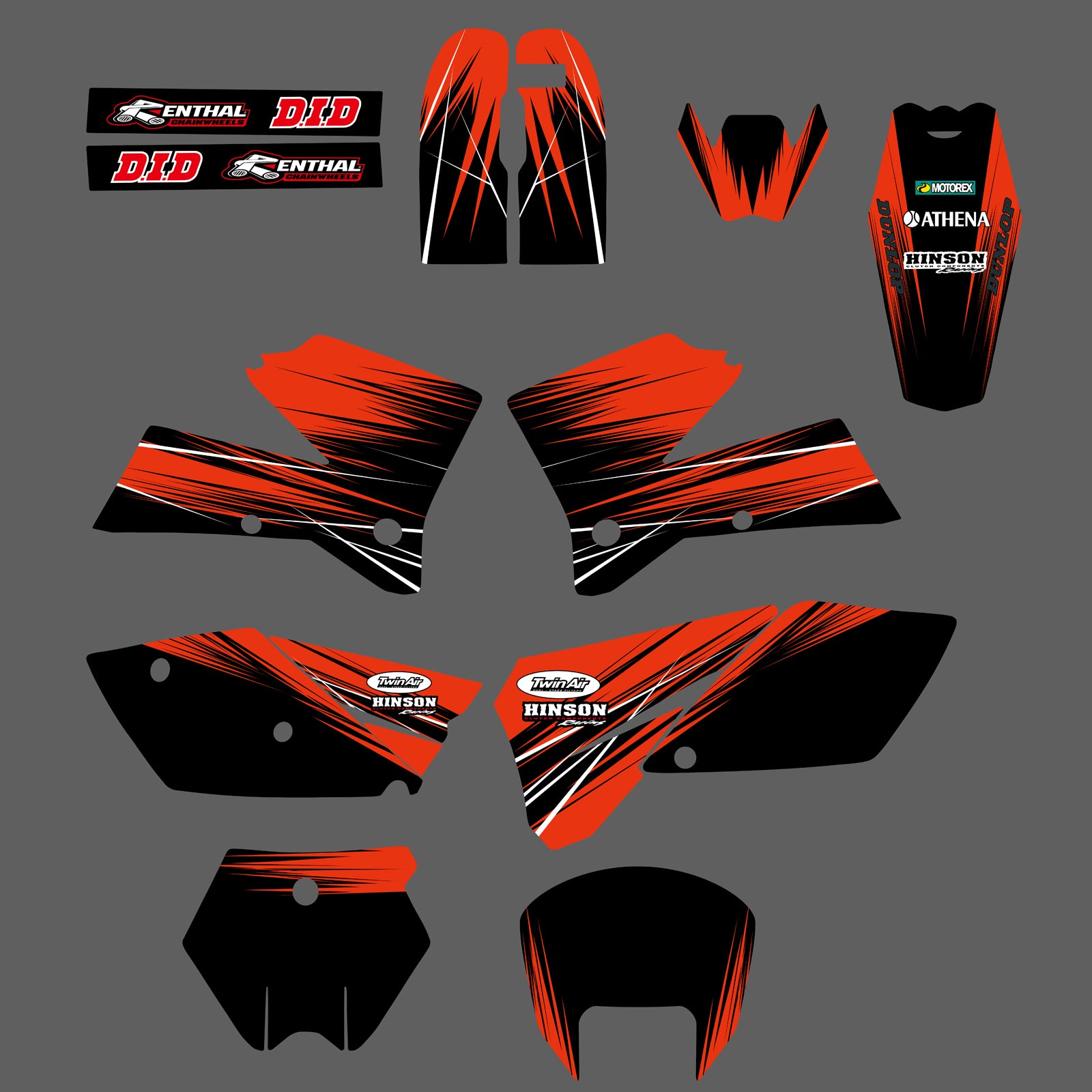 Motorcycle Graphic Decals Stickers Kit For KTM SX 2005-2006