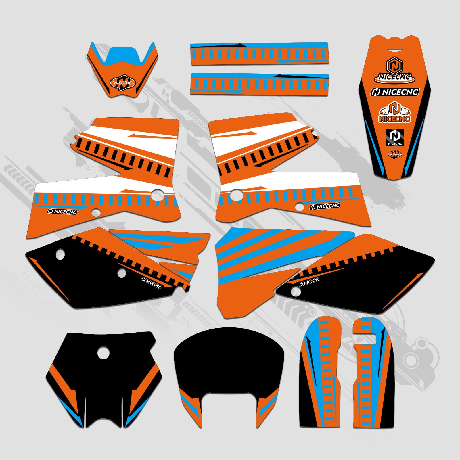 Full Graphics Decals Stickers Kit For KTM SX 2005-2006