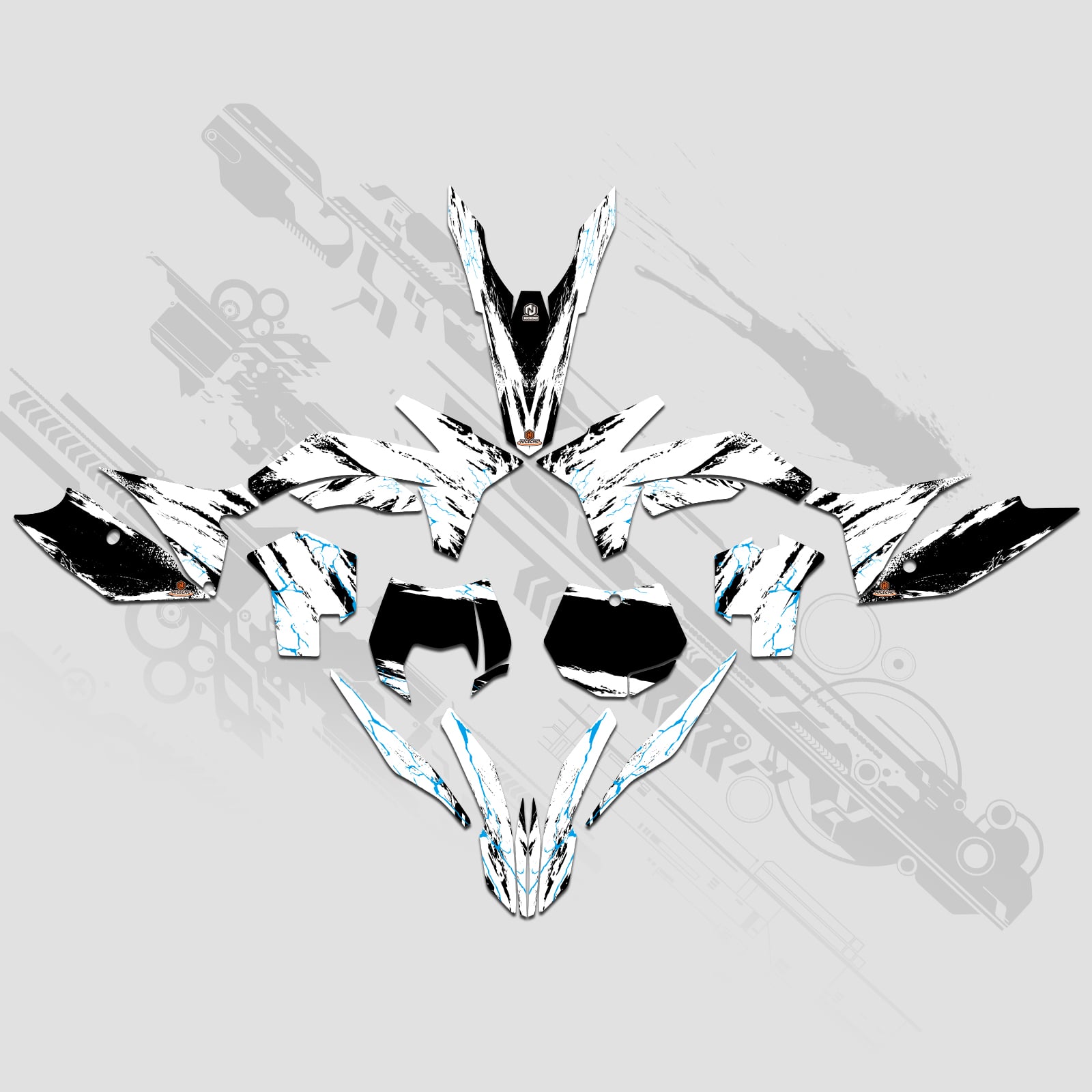 Motorcycle Full Graphics Decals Stickers Set For KTM SX 2011-2012 XCW 2013