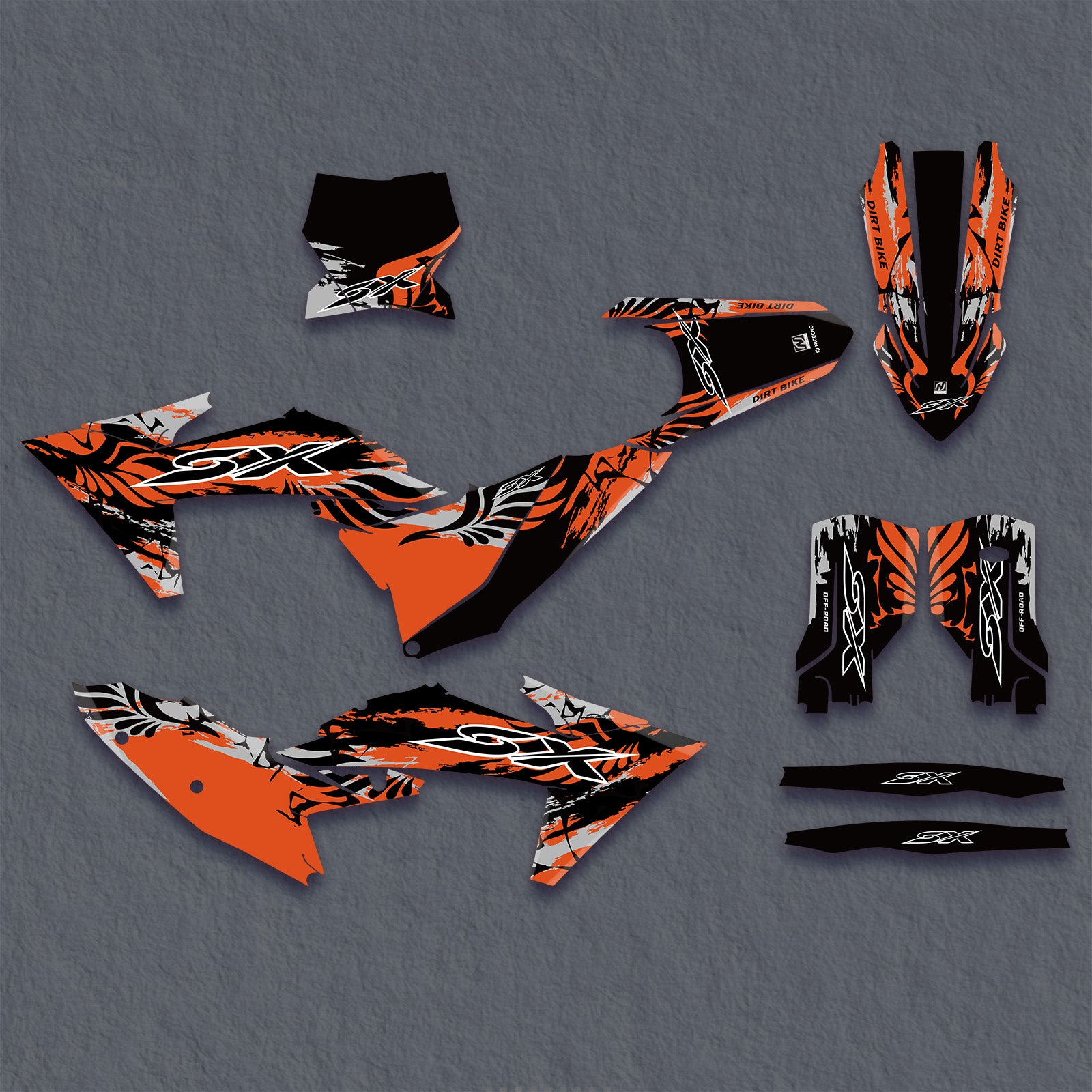 Full Graphics Decals Stickers Kit For KTM SX 2023-2025