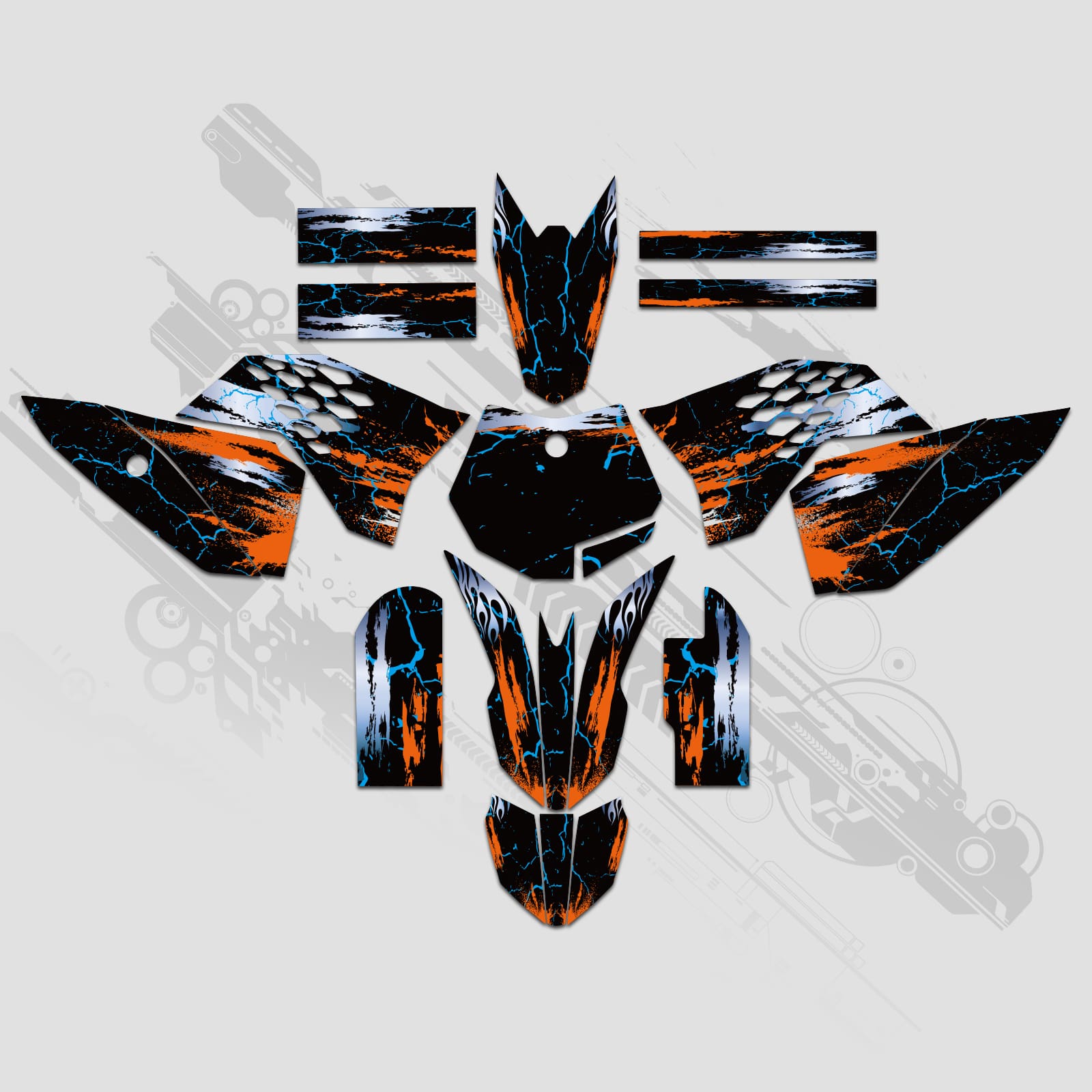 Full Graphics Decals Stickers Kit For KTM SX50 2009-2015