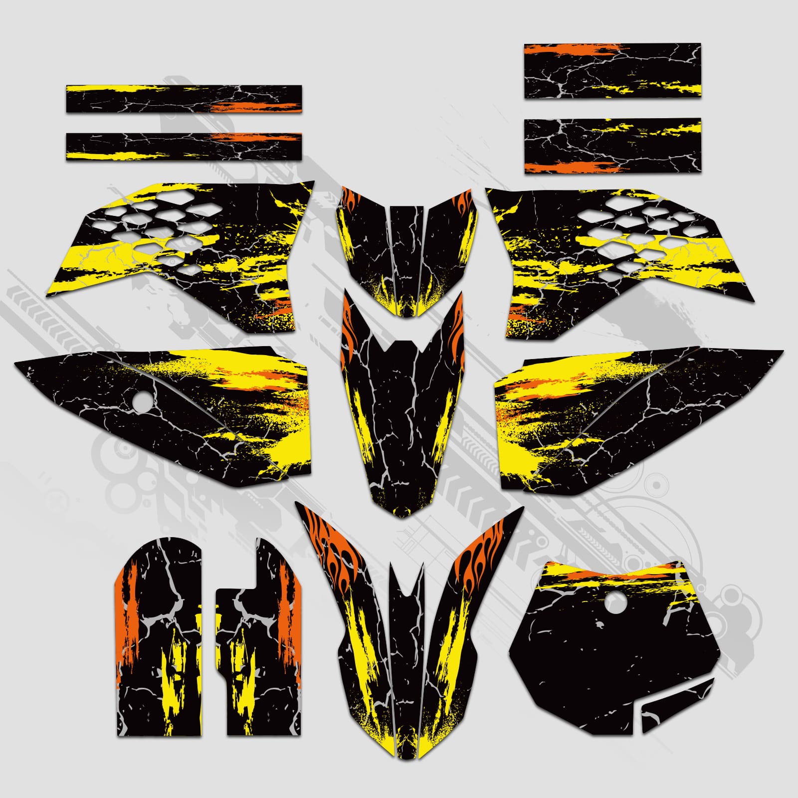Full Graphics Decals Stickers Kit For KTM SX50 2009-2015