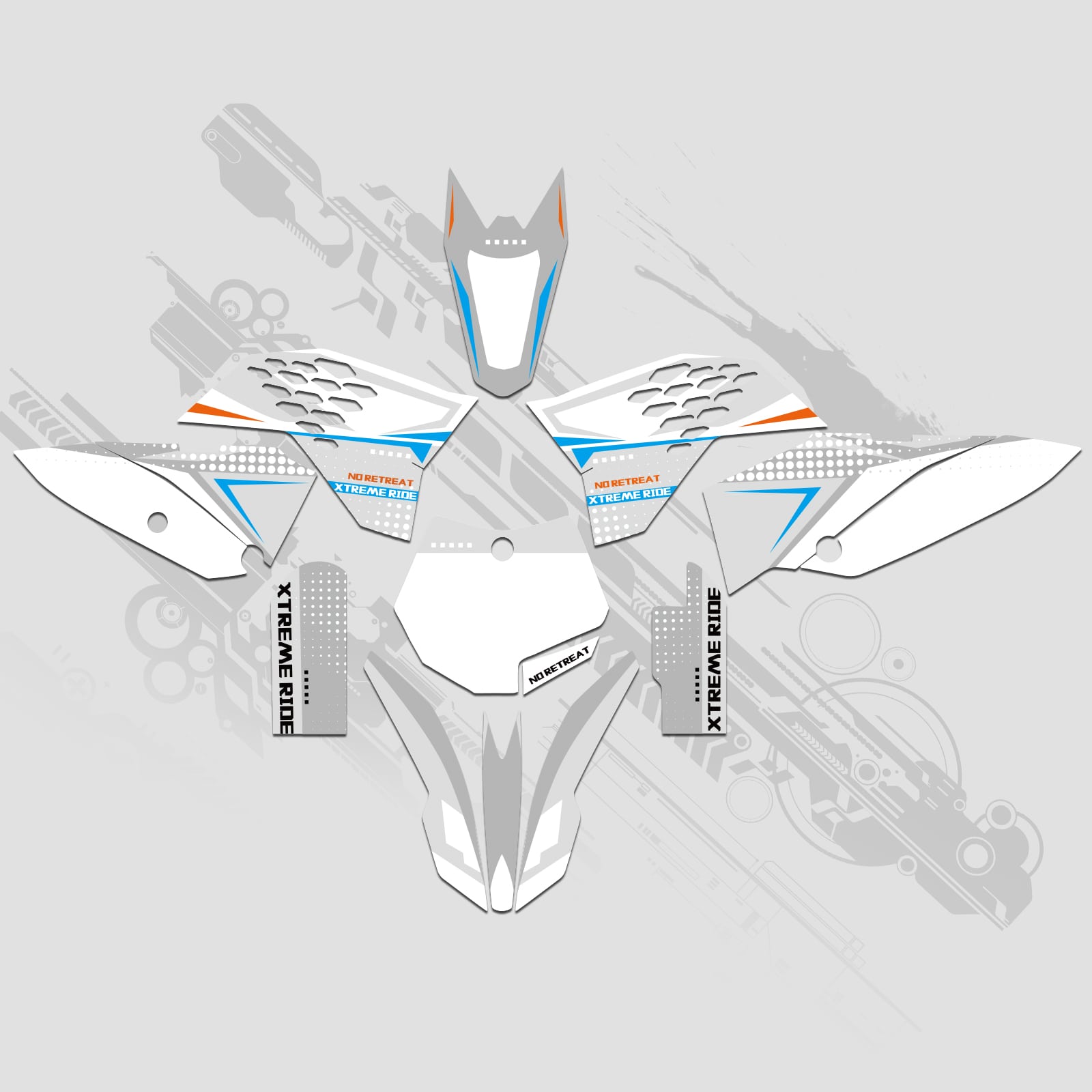 Full Graphics Decals Stickers Kit For KTM SX65 2009-2015