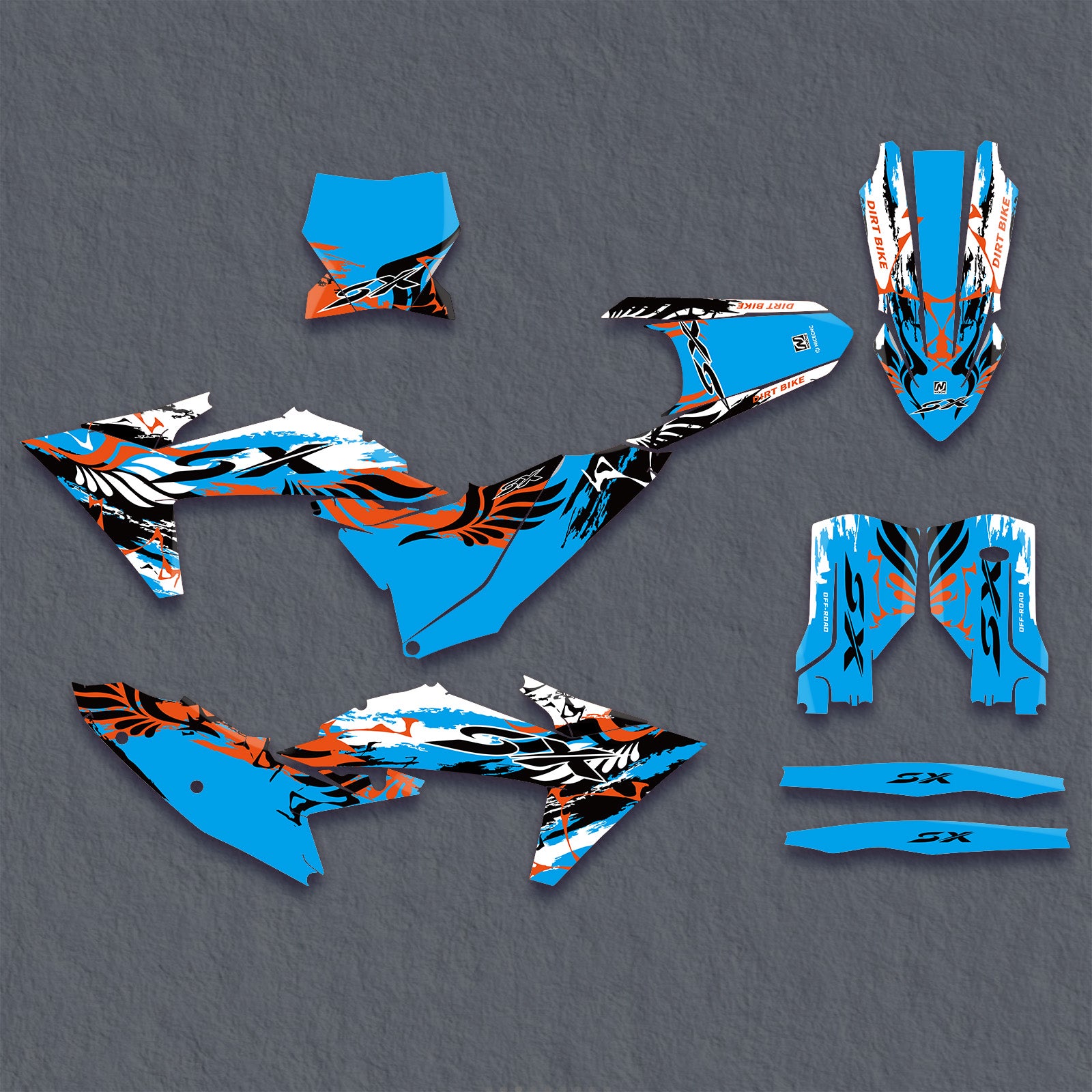 Full Graphics Decals Stickers Set For KTM SX 2023-2025