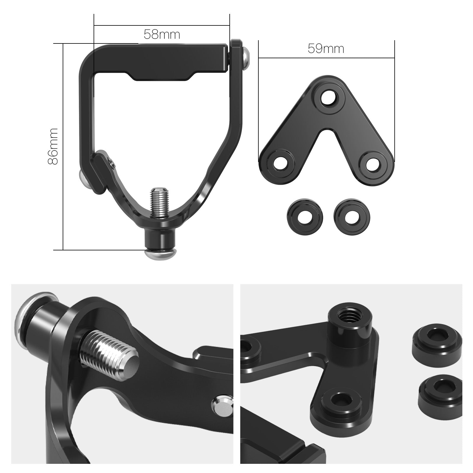 Steering Stabilizer Damper Bracket For Gas Gas MC 125 MC EX 250F 350F 450F 2024-2025