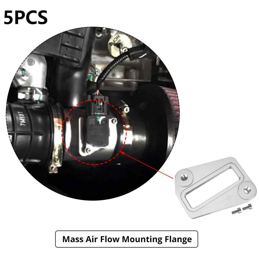 5X MAF Mass Air Flow Sensor Bung Mount Weld Flange For LS engine For Coyote Engine For LSX LS3 LS7