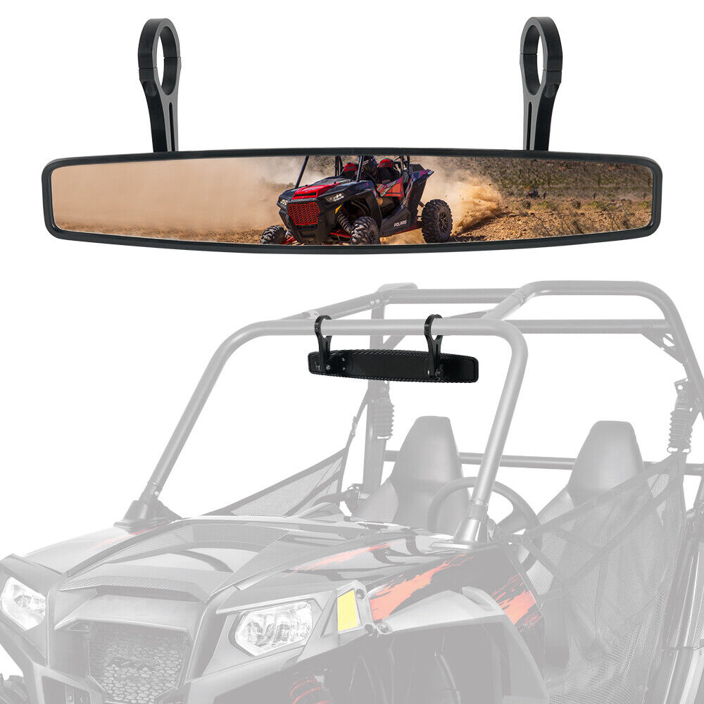 UTV Rear View Center Convex Mirror Adjustable For Polaris RZR XP 1000 TURBO