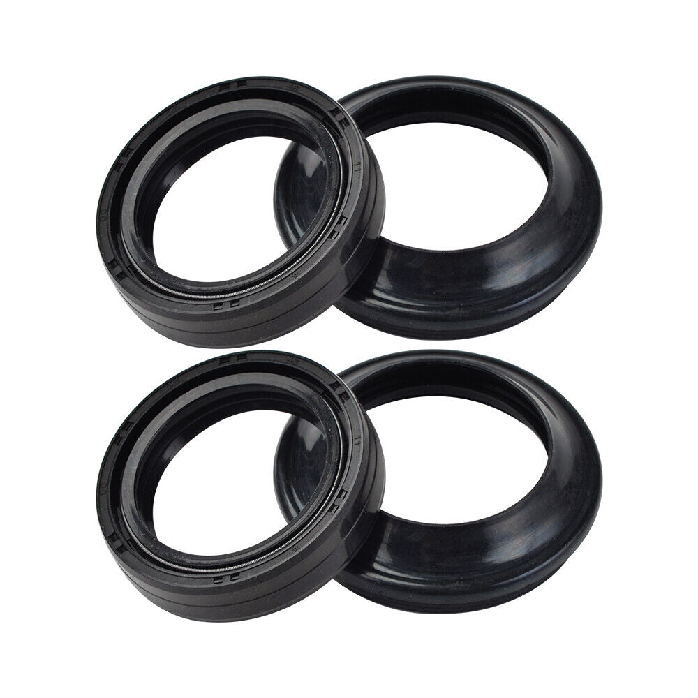 4pcs Front Fork Oil Seal Dust Seals Gaskets Set For Honda Suzuki Kawasaki