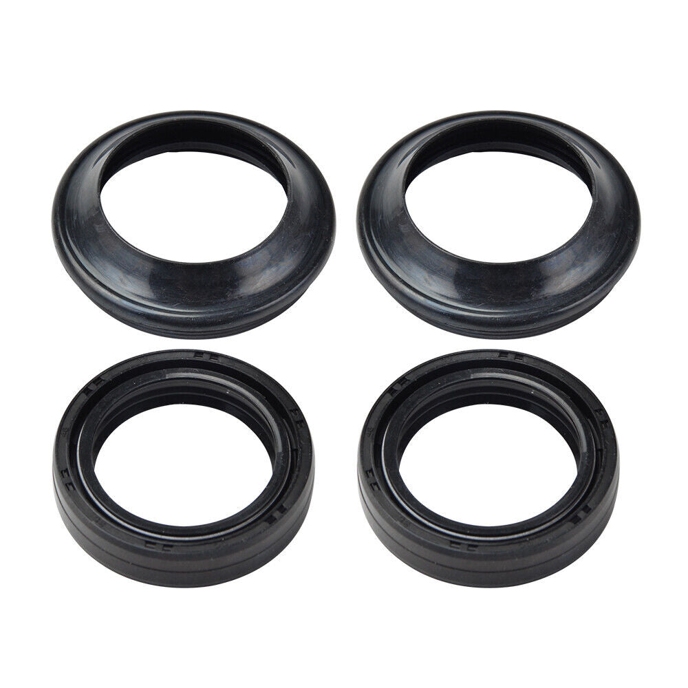 4pcs Front Fork Oil Seal Dust Seals Gaskets Set For Honda Suzuki Kawasaki