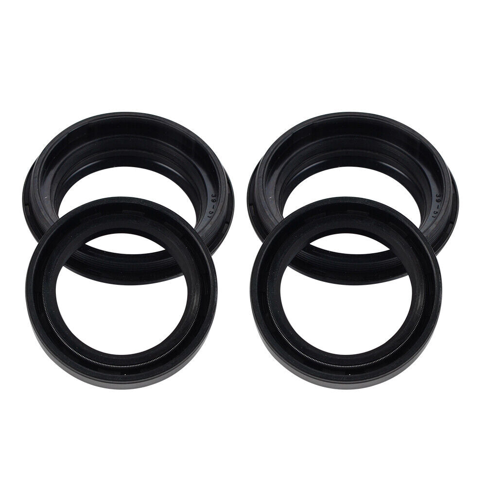 4pcs Front Fork Oil Seal Dust Seals Gaskets Set For Honda Suzuki Kawasaki