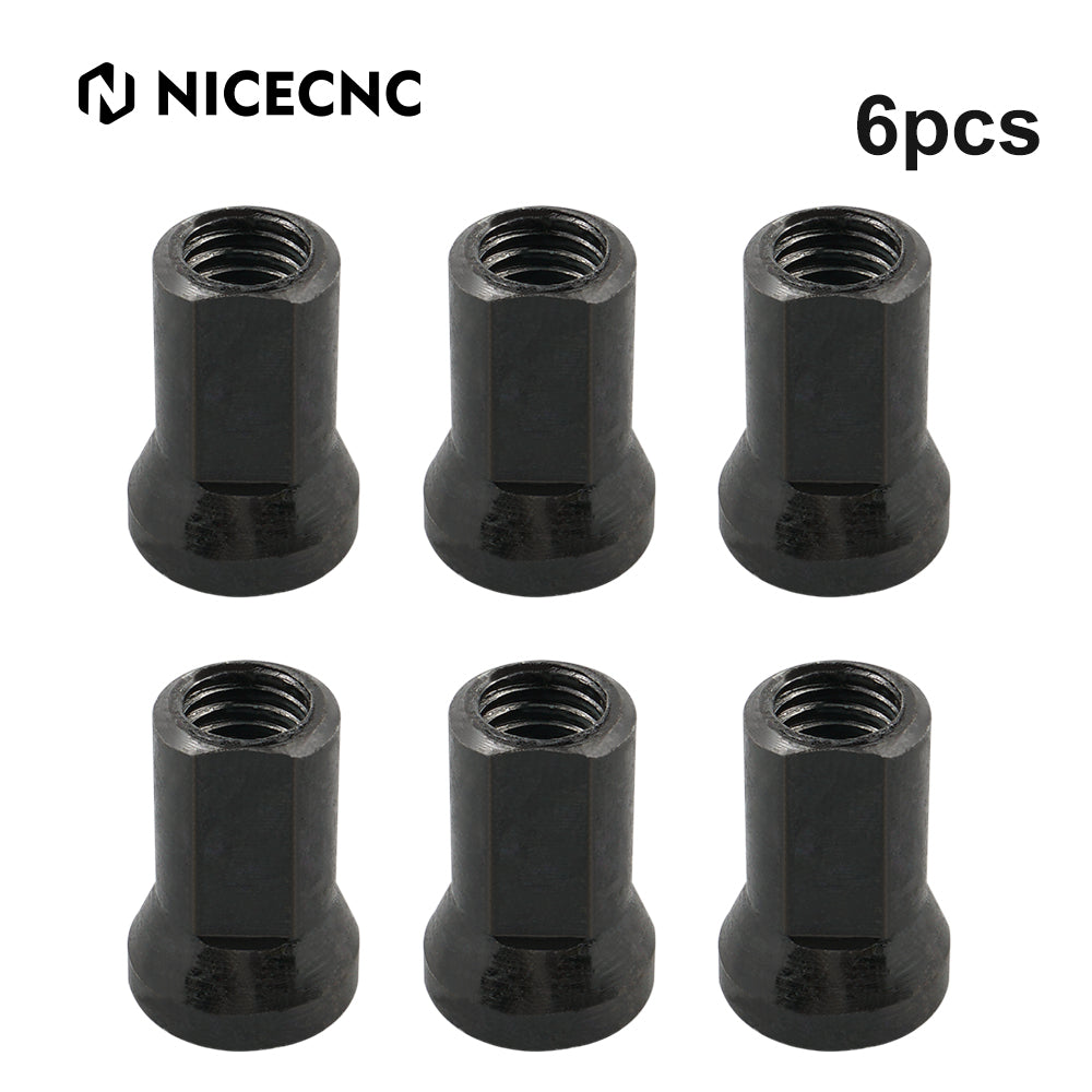 6PCS UTV Rock Slider Mounting Bolts Screws Kit For Polaris RZR XP 1000 14-22 RZR 900