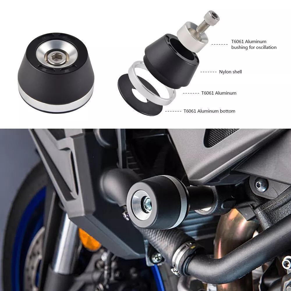 Frame Sliders Fairing Guard Crash Protector For Kawasaki Ninja ZX6R 2009-2017