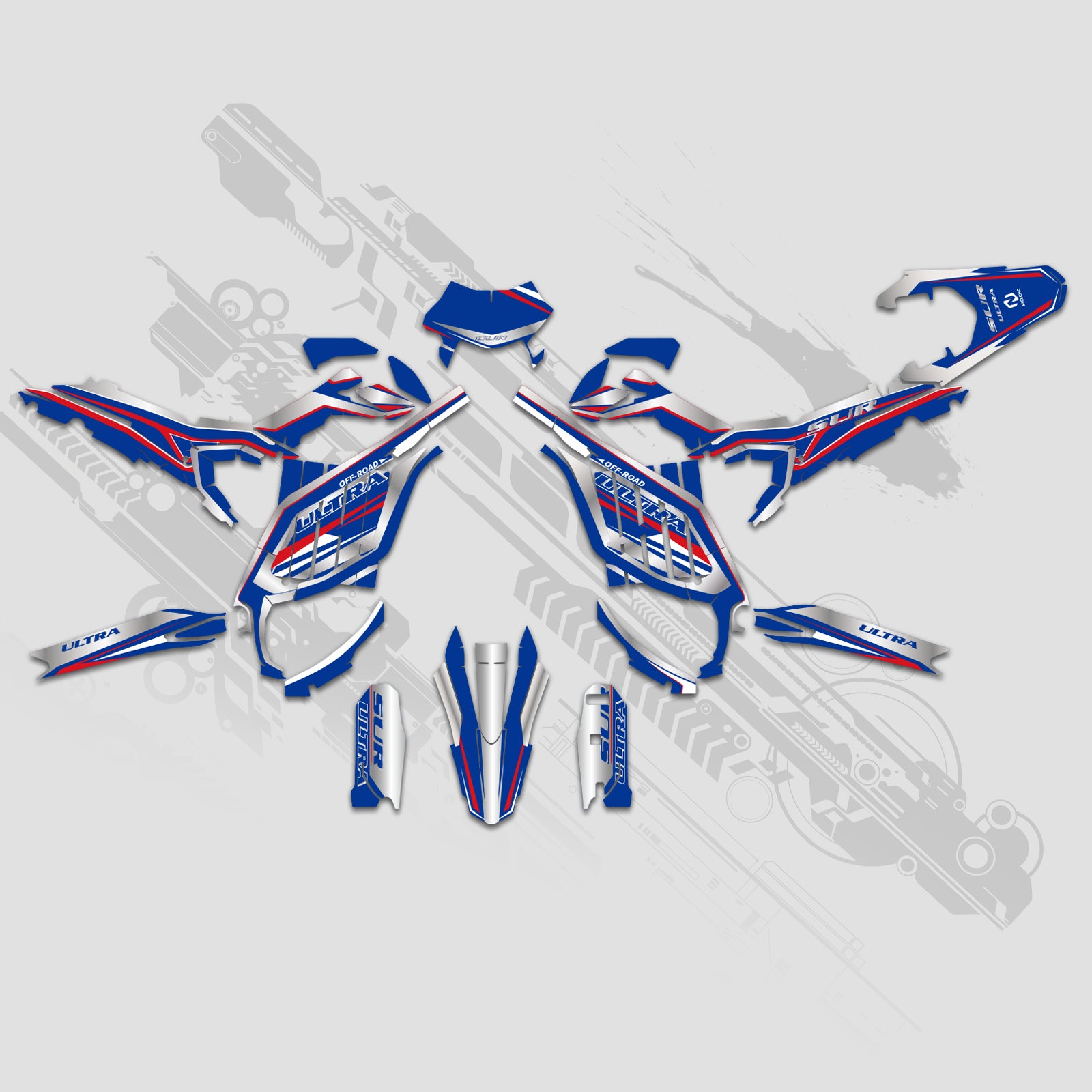 Motorcycle Full Graphics Decals Stickers Kit For Surron	Ultra Bee	ALL YEARS