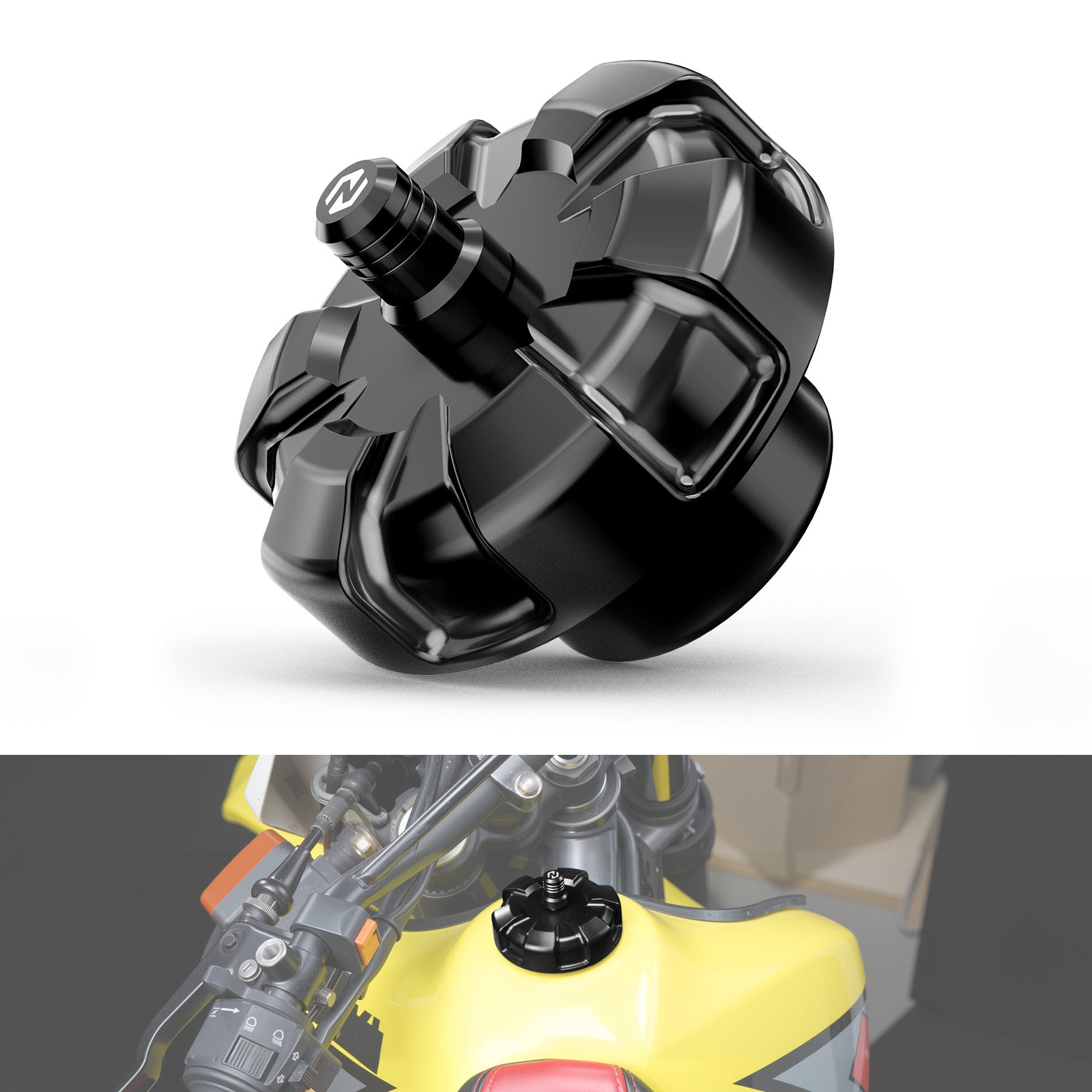 Vented Fuel Filler Neck Gas Tank Cap Cover For Suzuki DR650 S / SE 1996–2019