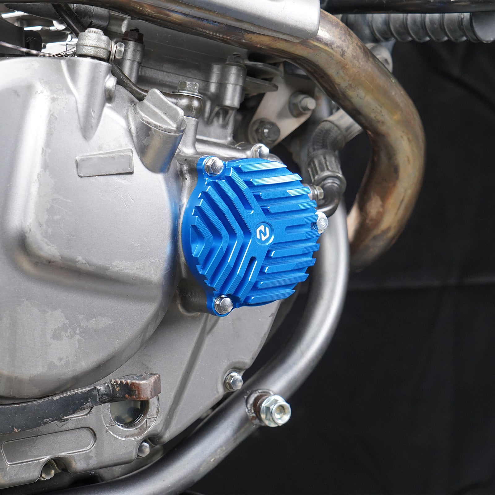 Finned Engine Oil Filter Cover Cap For Suzuki DR650S / SE 1996-2024