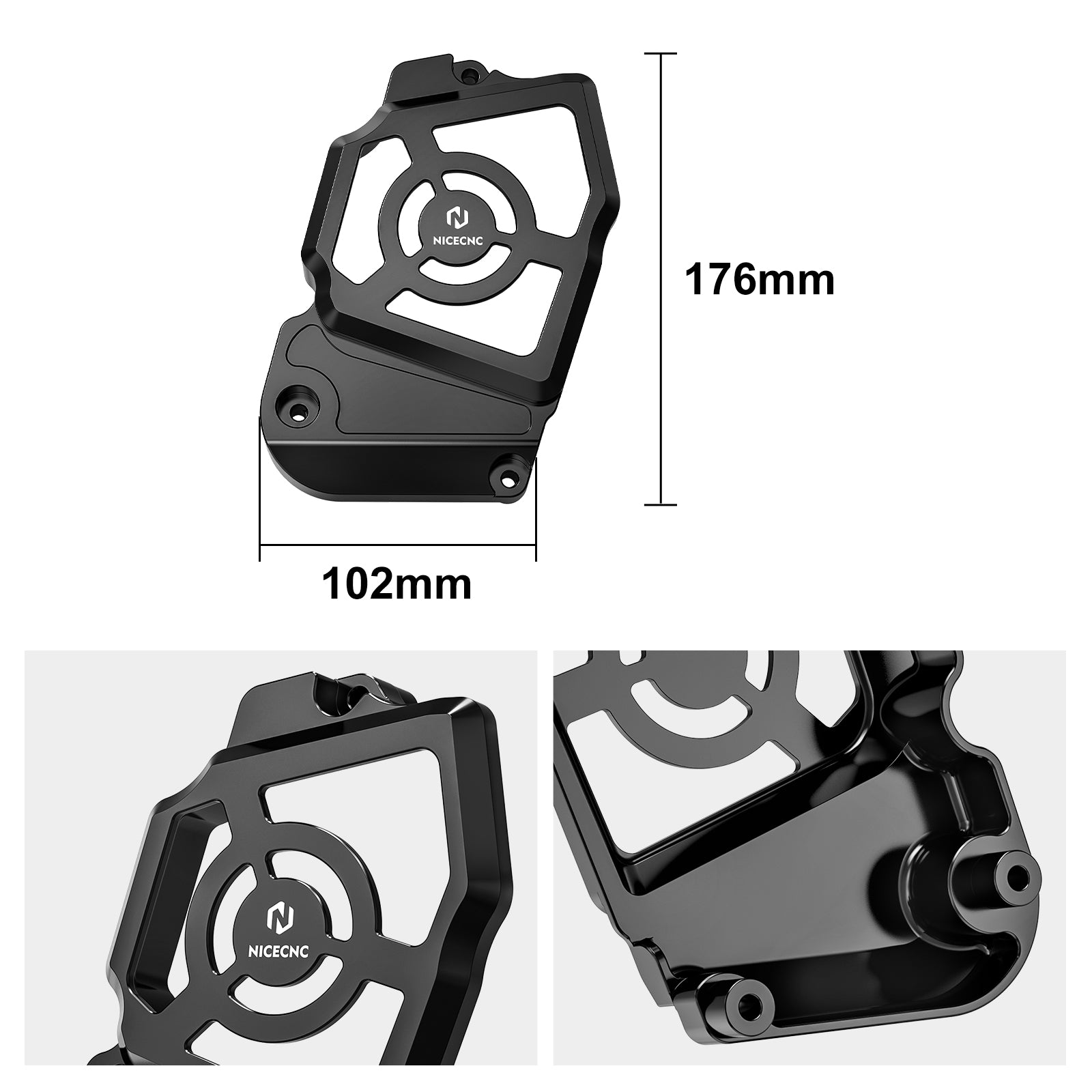 Engine Sprocket Cover Chain Guard Case Saver For Suzuki DR650S / SE