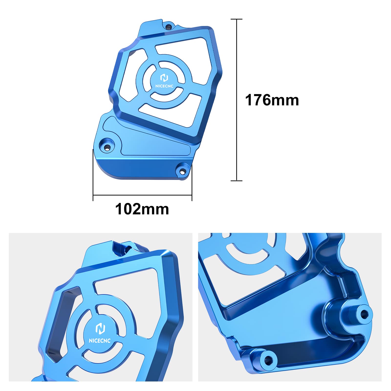 Engine Sprocket Cover Chain Guard Case Saver For Suzuki DR650S / SE