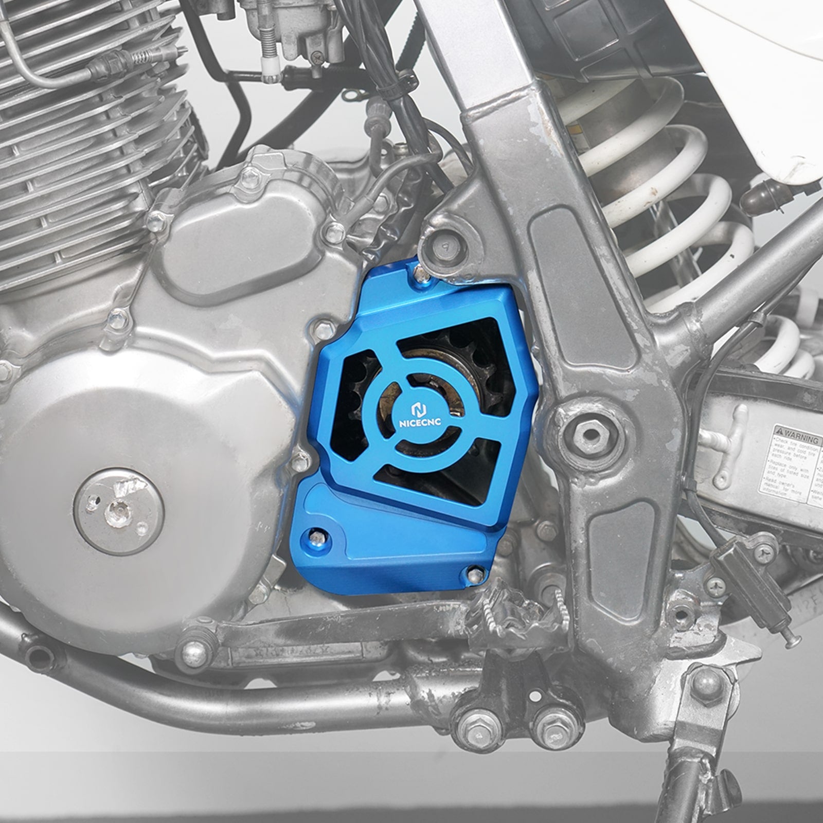 Engine Sprocket Cover Chain Guard Case Saver For Suzuki DR650S / SE