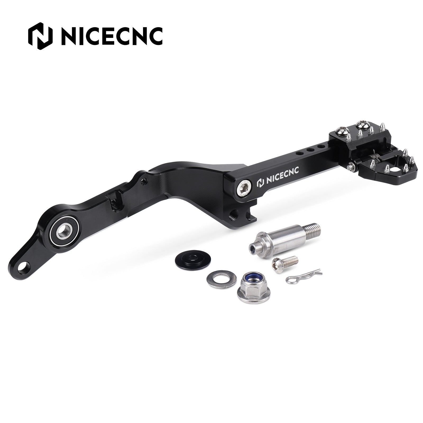 Adjustable Dual Control Rear Brake Pedal Lever For Suzuki DR650S/SE 1996-2025