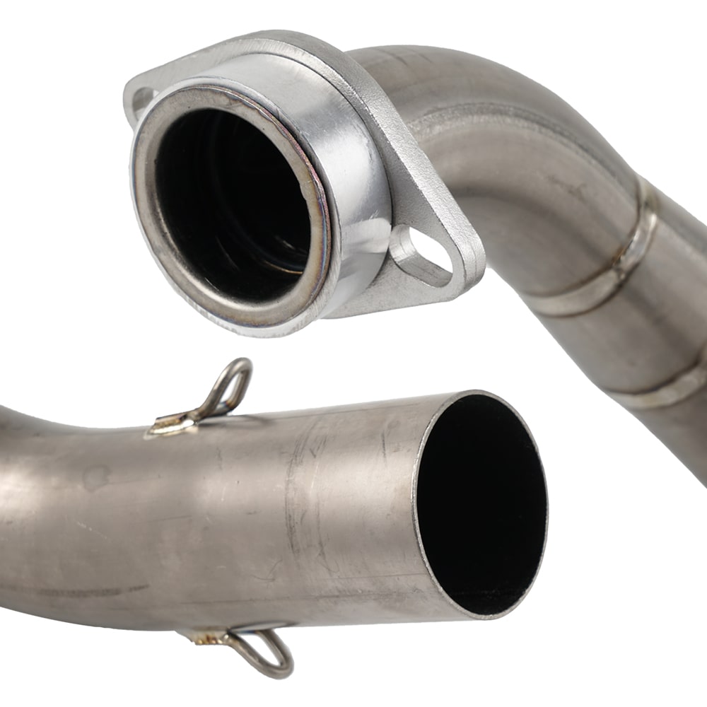 Full Exhaust Muffler Pipe System Set with Clamp Gasket For Suzuki DRZ400 DRZ400SM Kawasaki KLX400